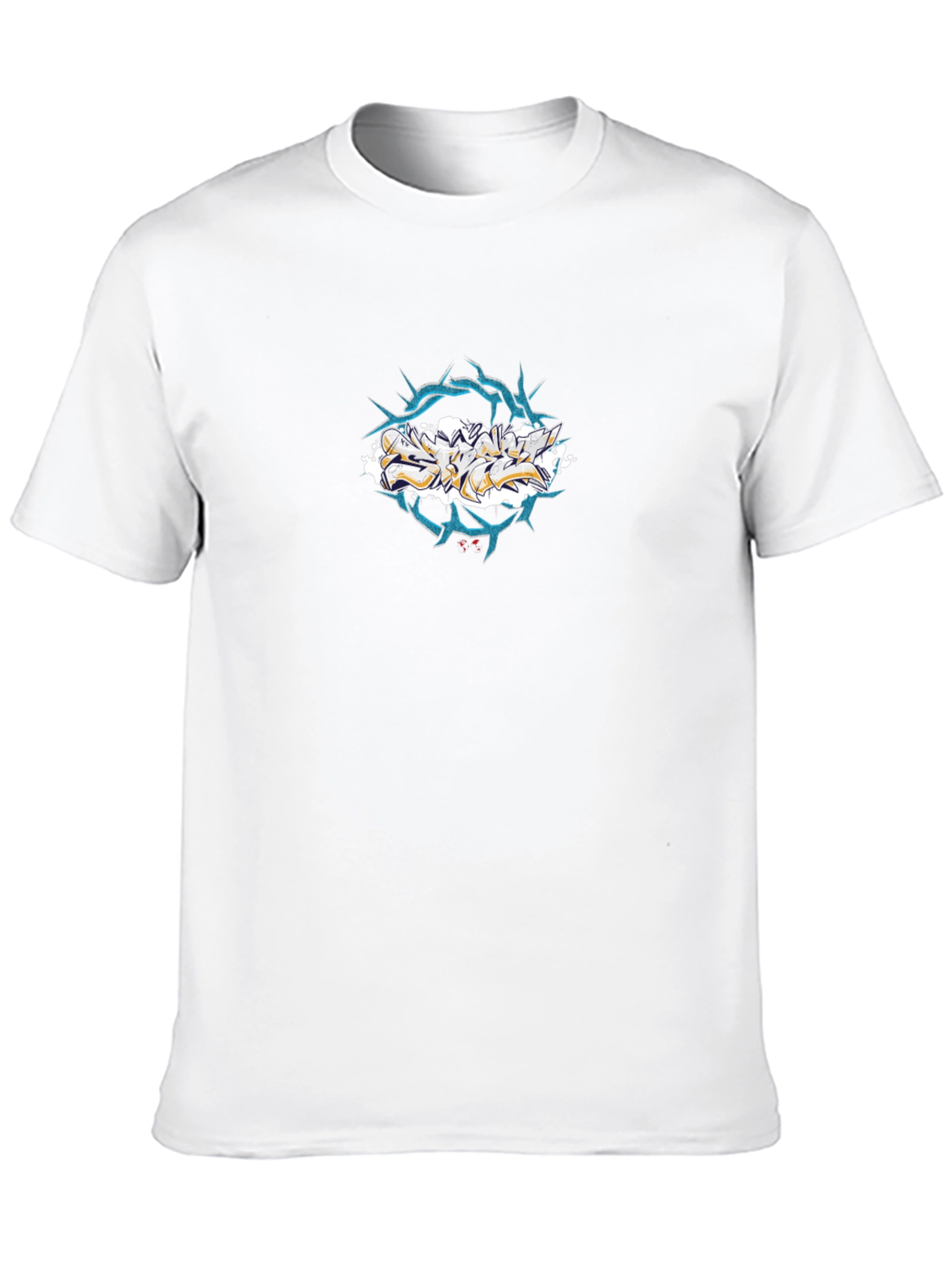 Edgy Graphic Tee - Crown Design