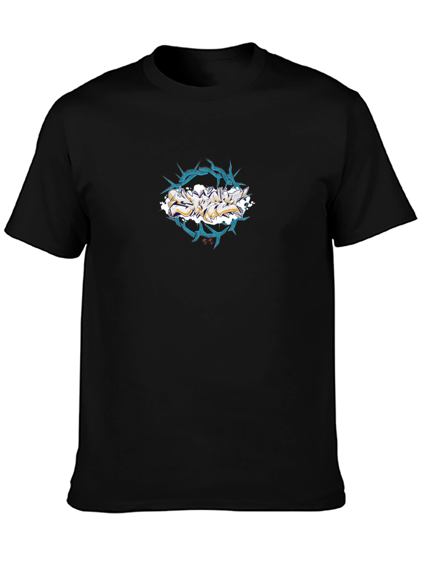 Edgy Graphic Tee - Crown Design