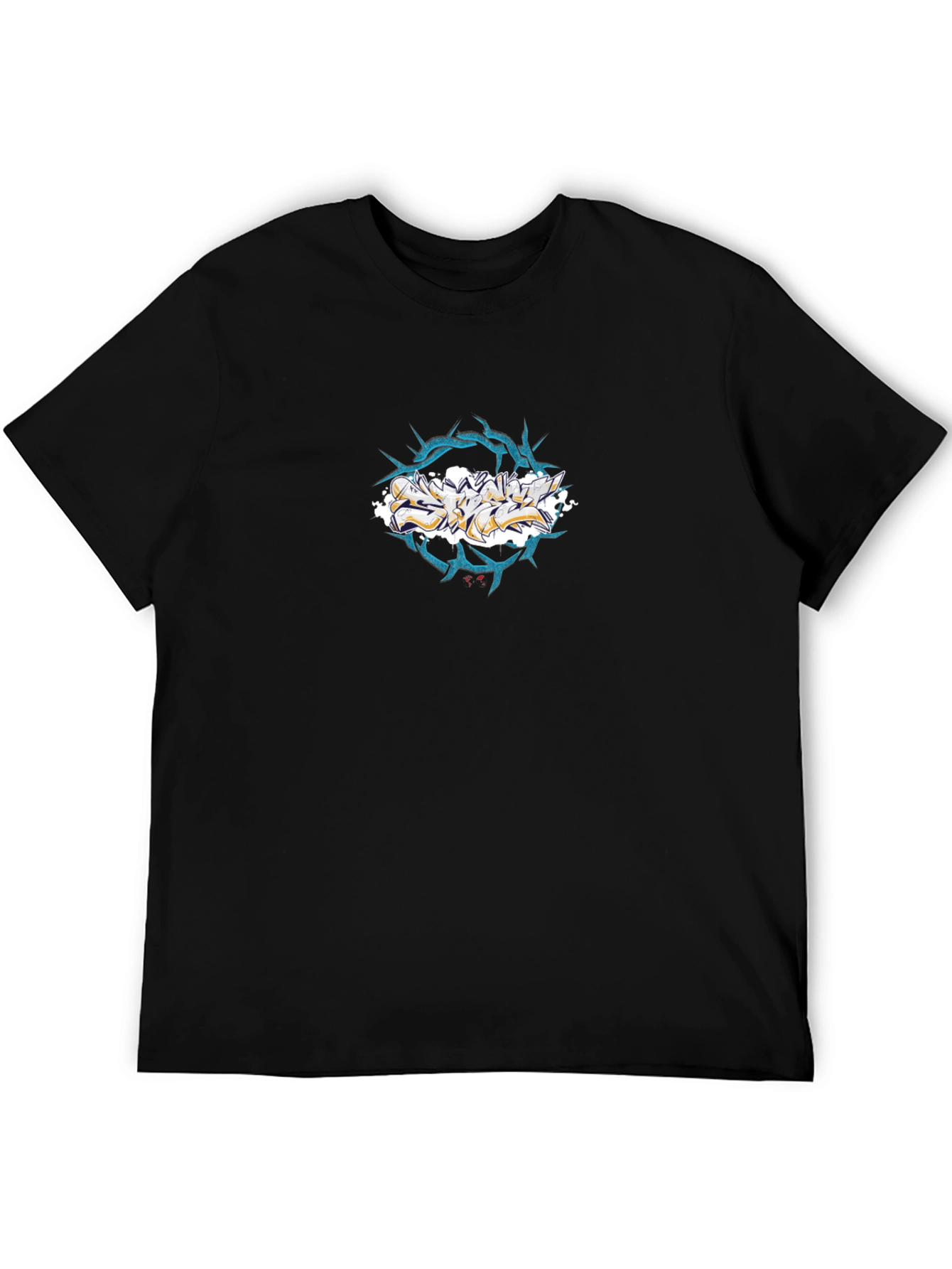 Edgy Graphic Tee - Crown Design