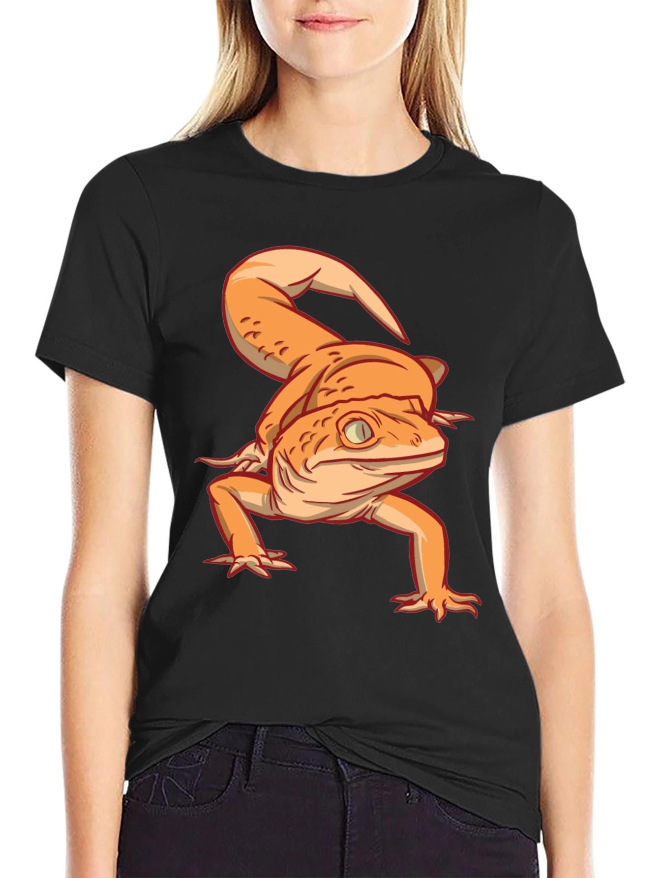 Gecko Graphic T-Shirt - Unique Reptile Design