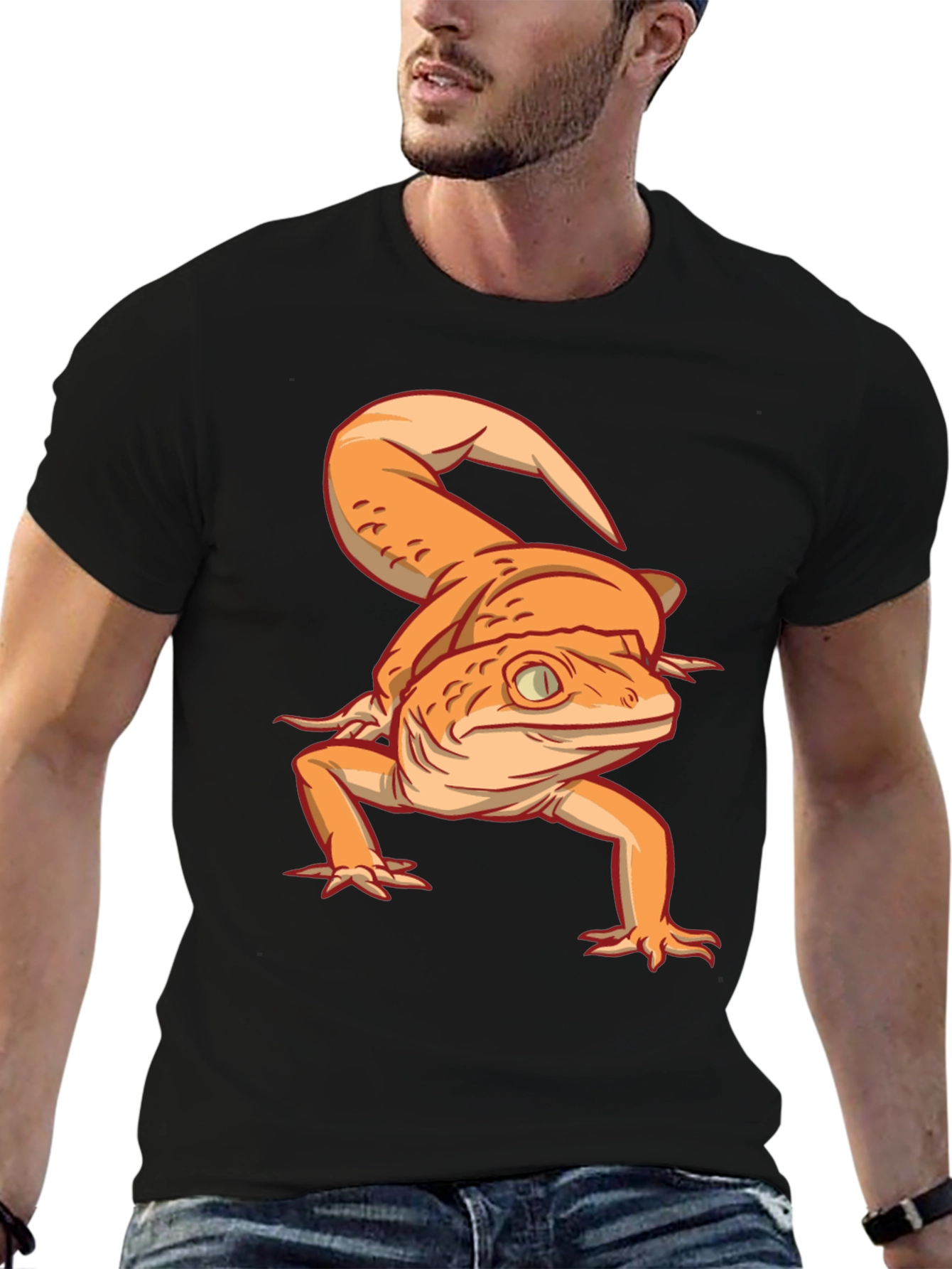 Gecko Graphic T-Shirt - Unique Reptile Design