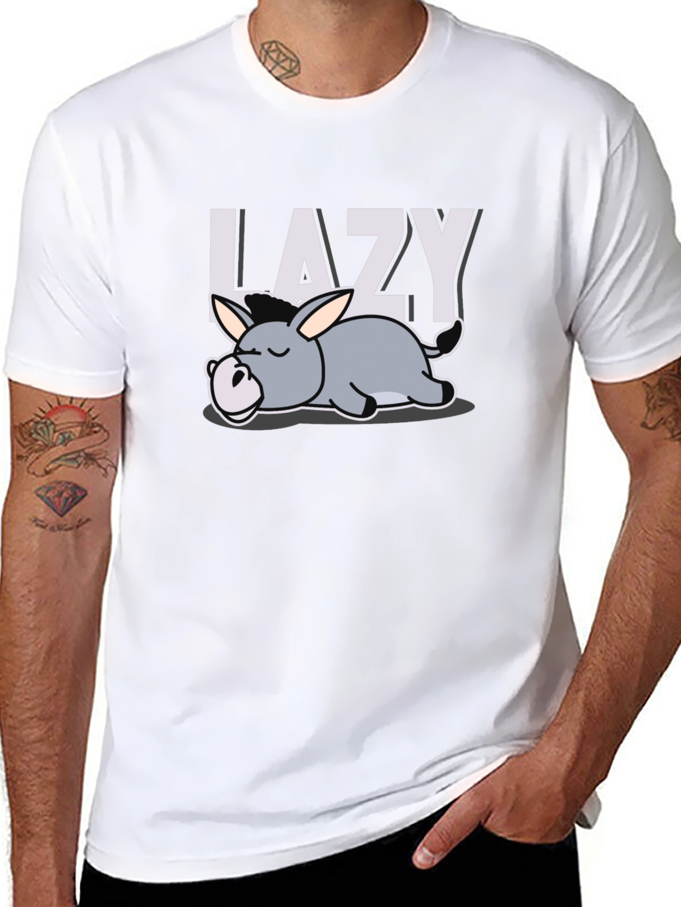Lazy Donkey Graphic T-Shirt - Relaxed Fit