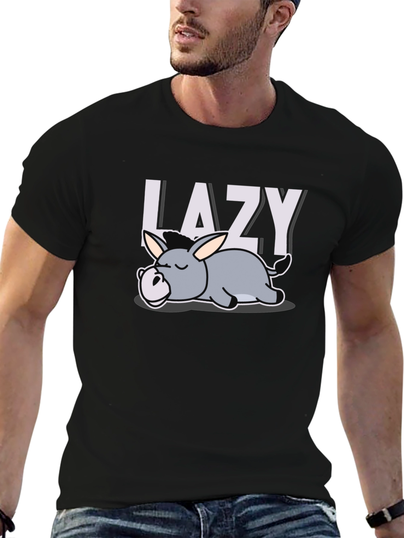 Lazy Donkey Graphic T-Shirt - Relaxed Fit