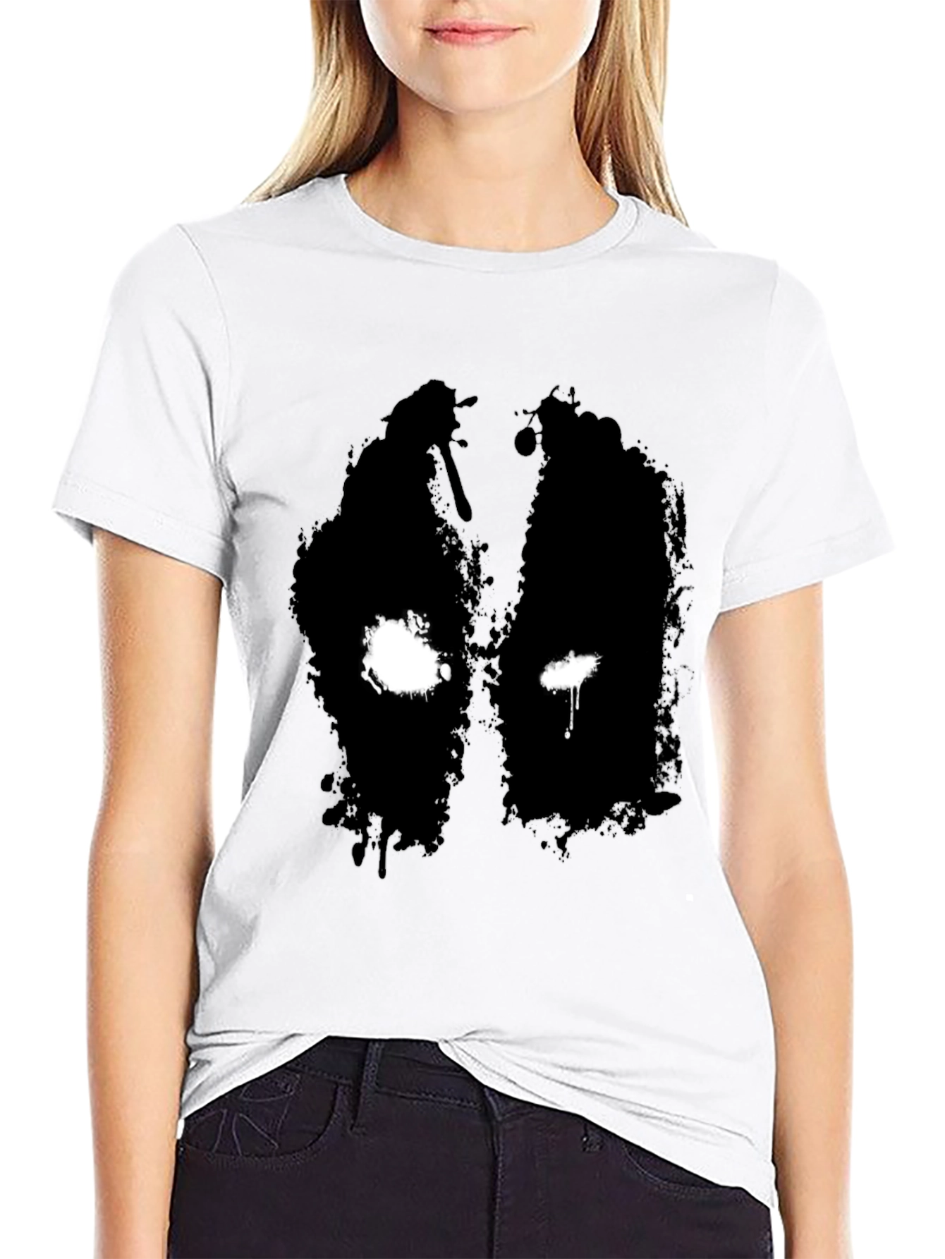 Deadpool Silhouette Black T-Shirt