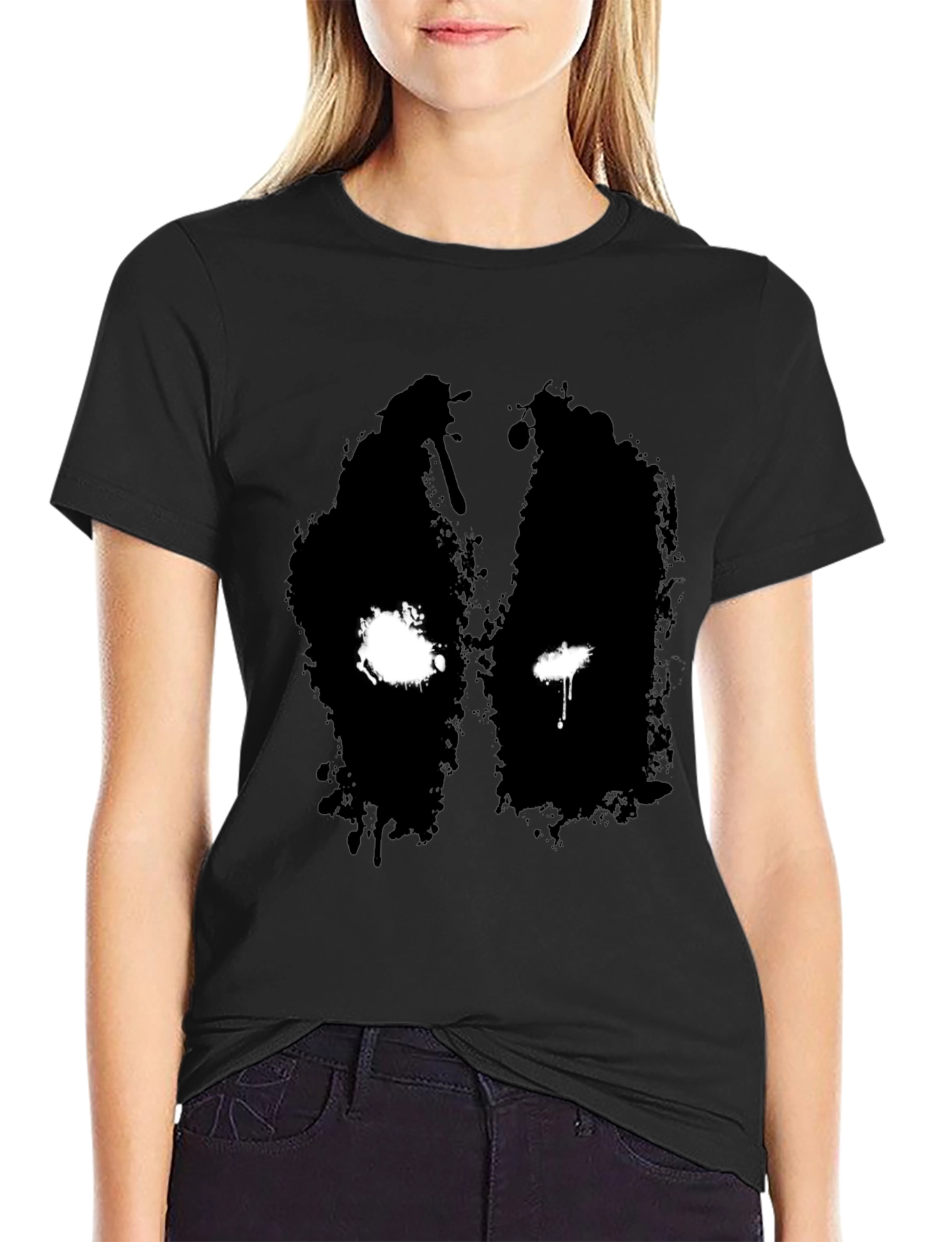 Deadpool Silhouette Black T-Shirt