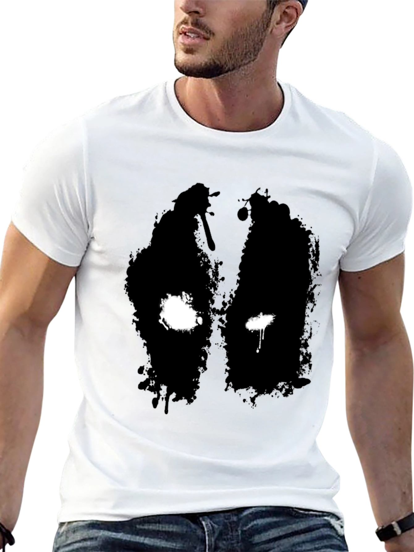 Deadpool Silhouette Black T-Shirt