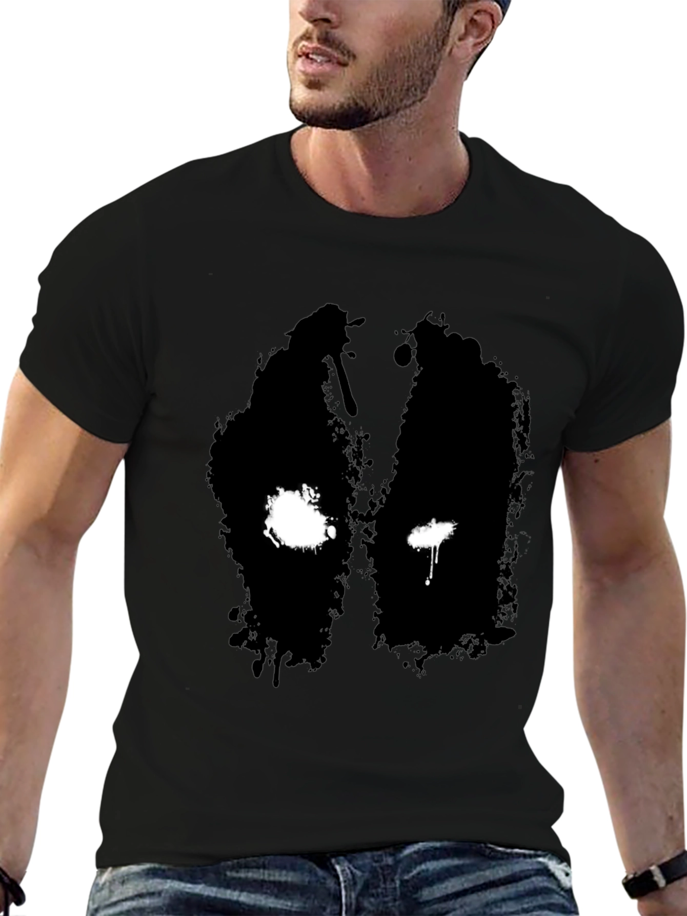 Deadpool Silhouette Black T-Shirt