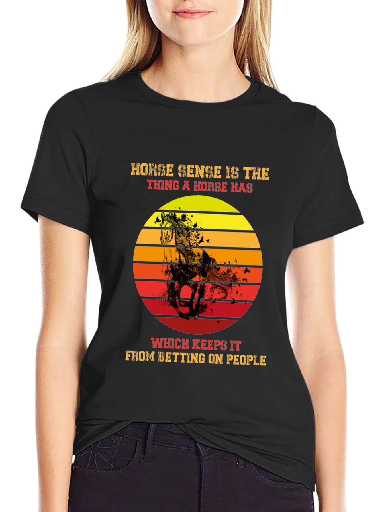 Horse Sense Graphic T-Shirt