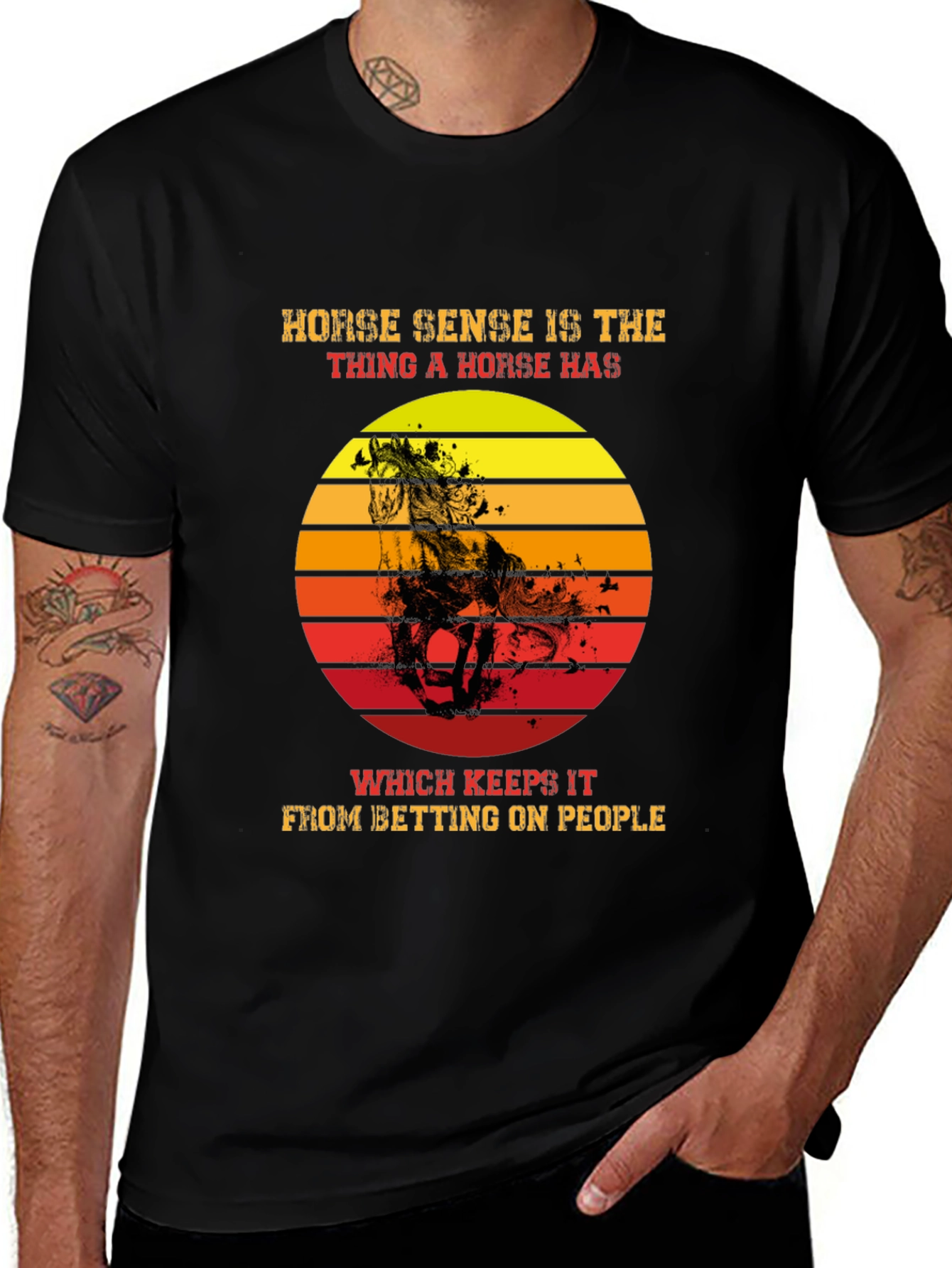 Horse Sense Graphic T-Shirt