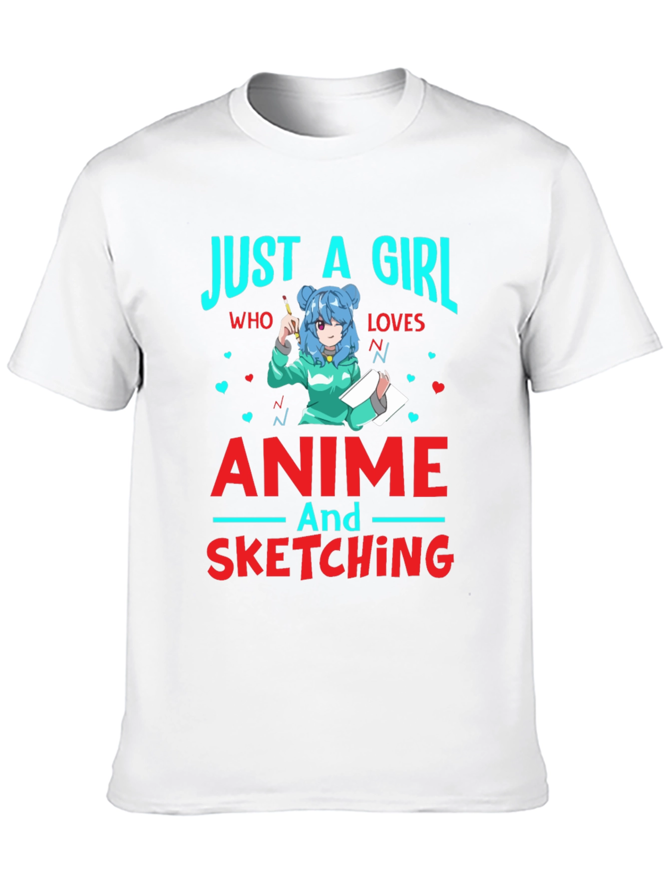 Anime & Sketching Girls T-Shirt