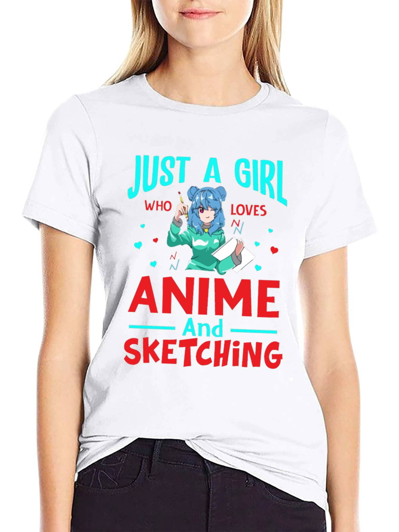 Anime & Sketching Girls T-Shirt