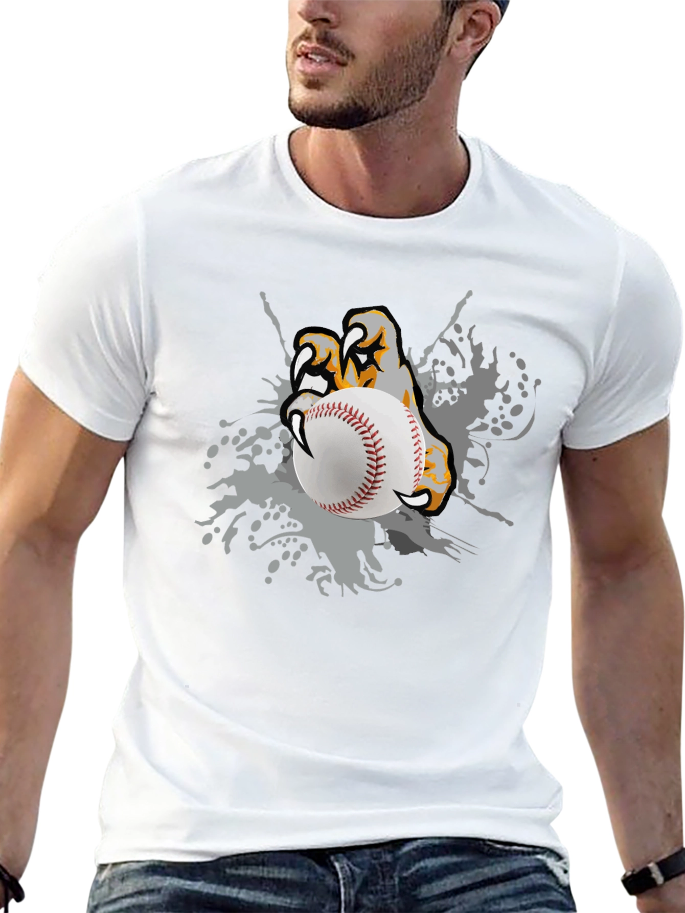 Baseball Claw Graphic T-Shirt
