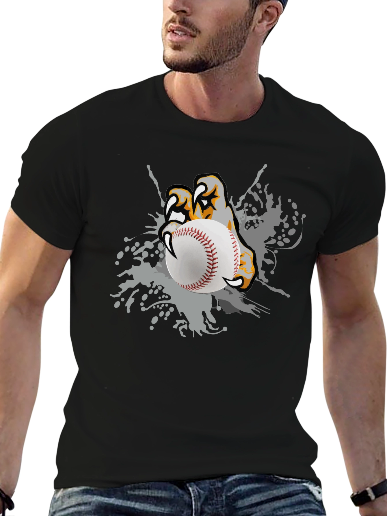 Baseball Claw Graphic T-Shirt