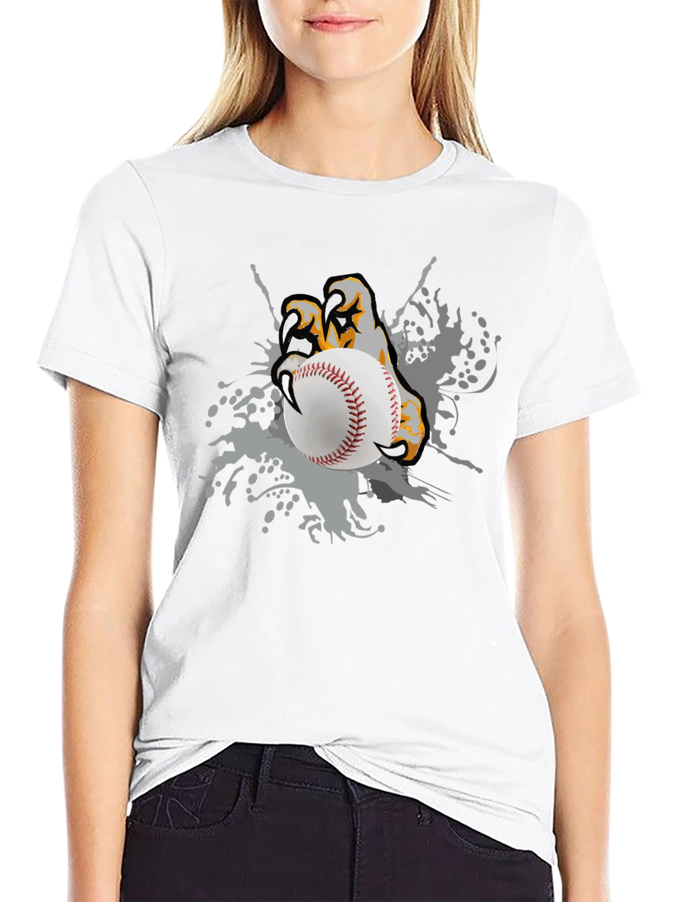 Baseball Claw Graphic T-Shirt
