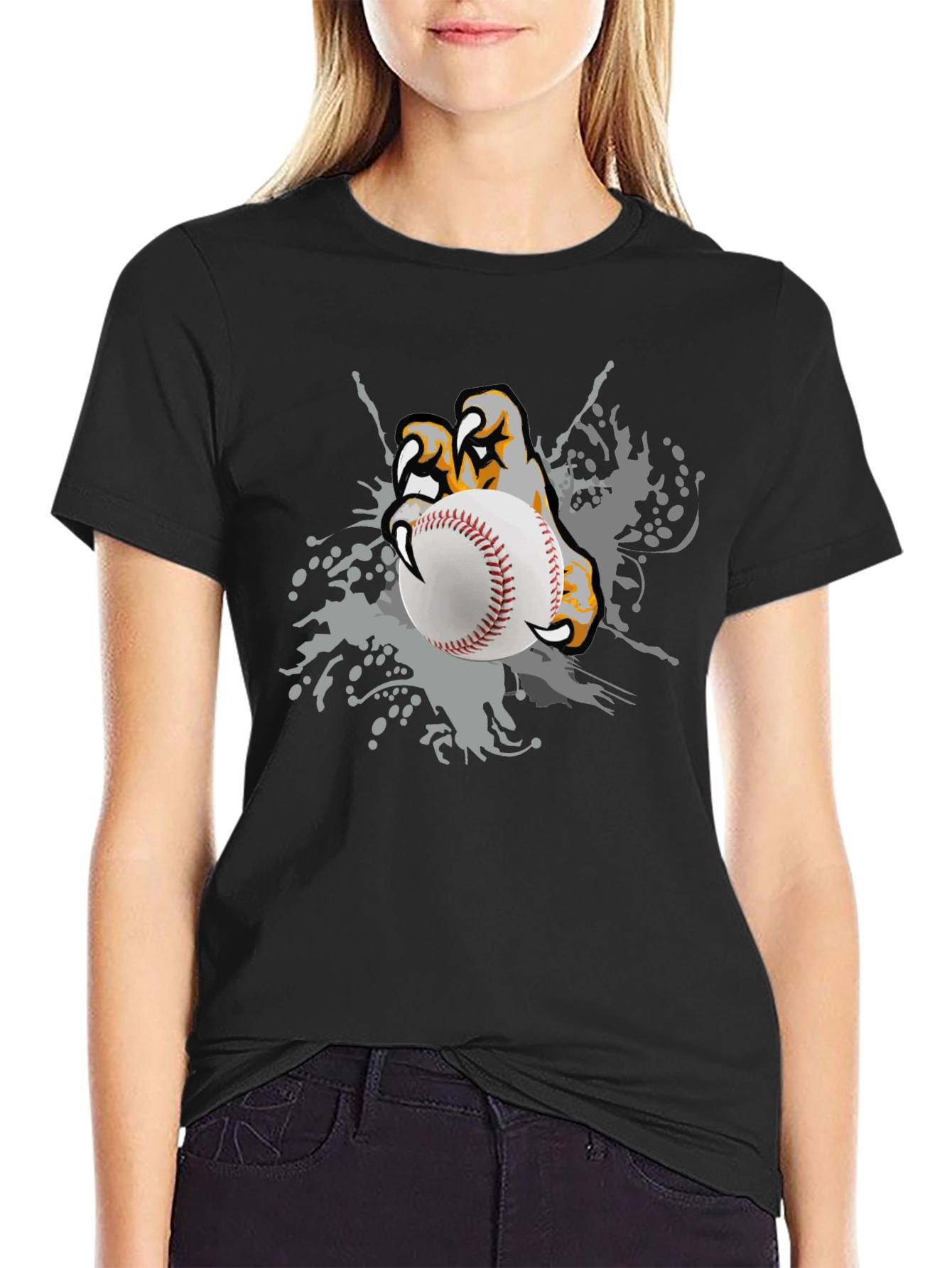 Baseball Claw Graphic T-Shirt