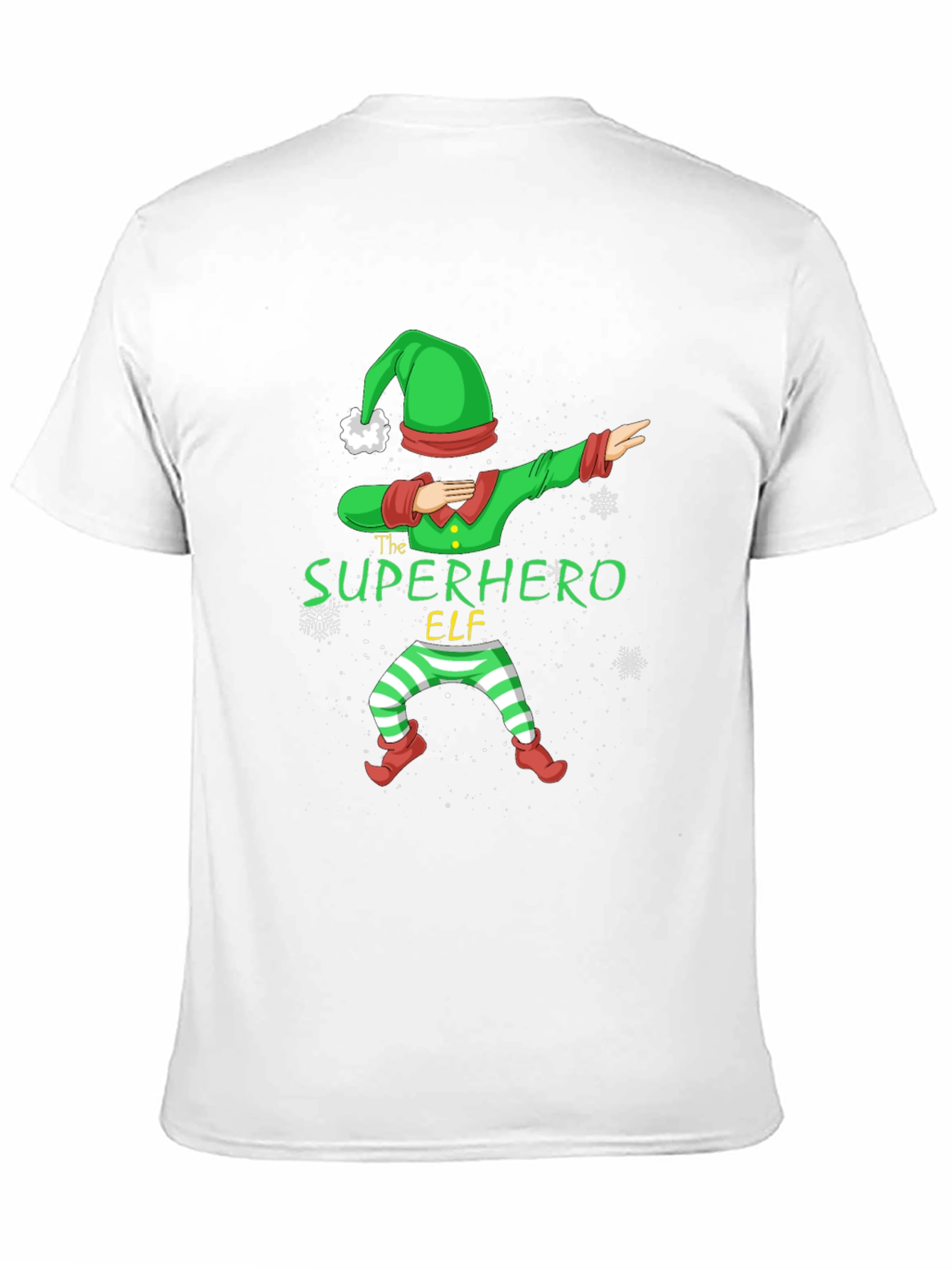 Superhero Elf Dabbing Christmas T-Shirt