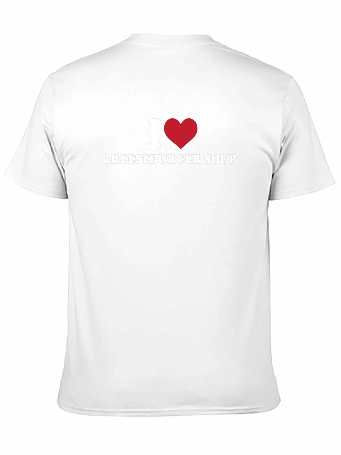 I Heart Cheeseburger Soup Black T-Shirt