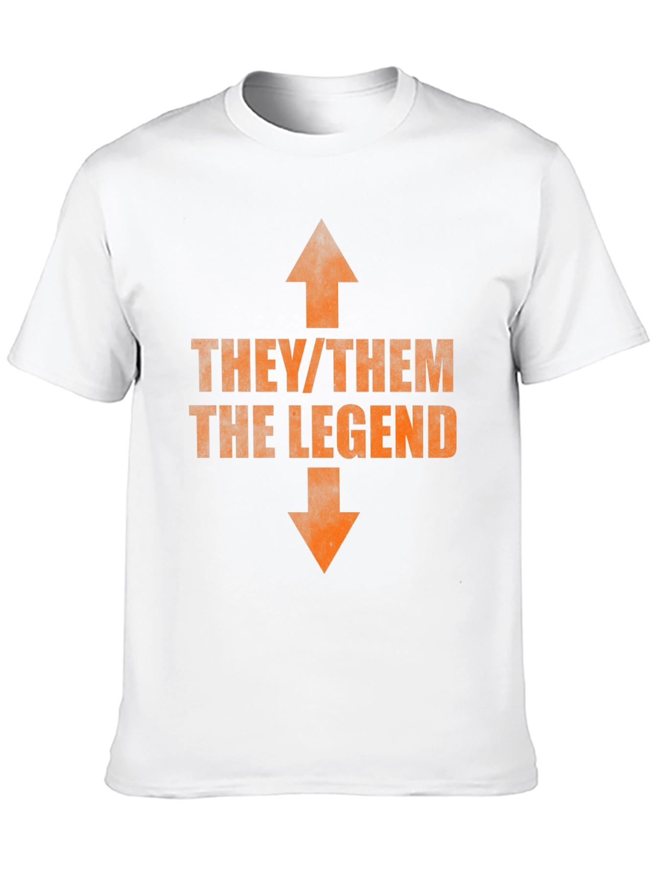 They/Them The Legend T-Shirt - Bold Pronoun Tee