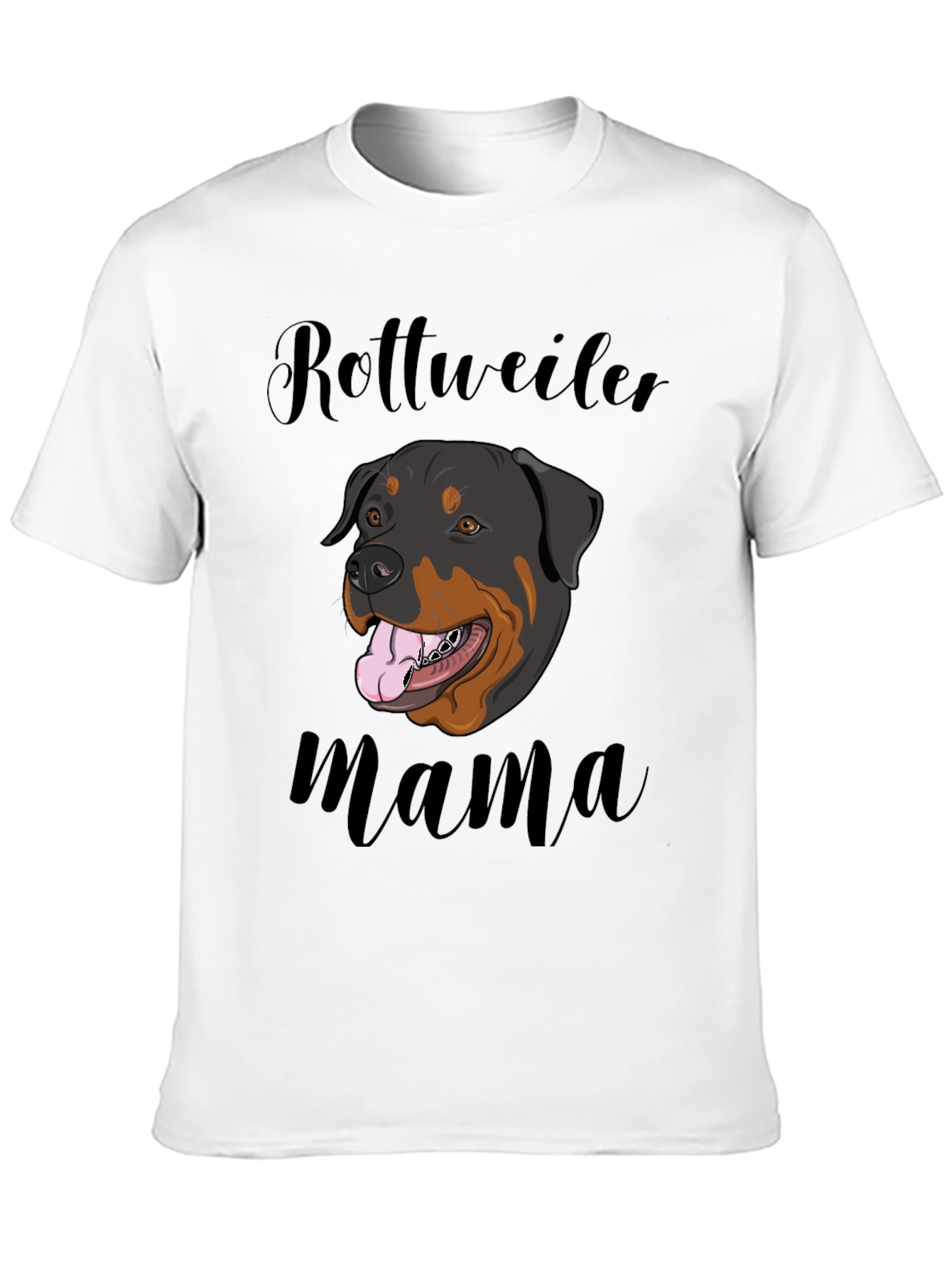 Rottweiler Mama Graphic Tee - Dog Lover Shirt