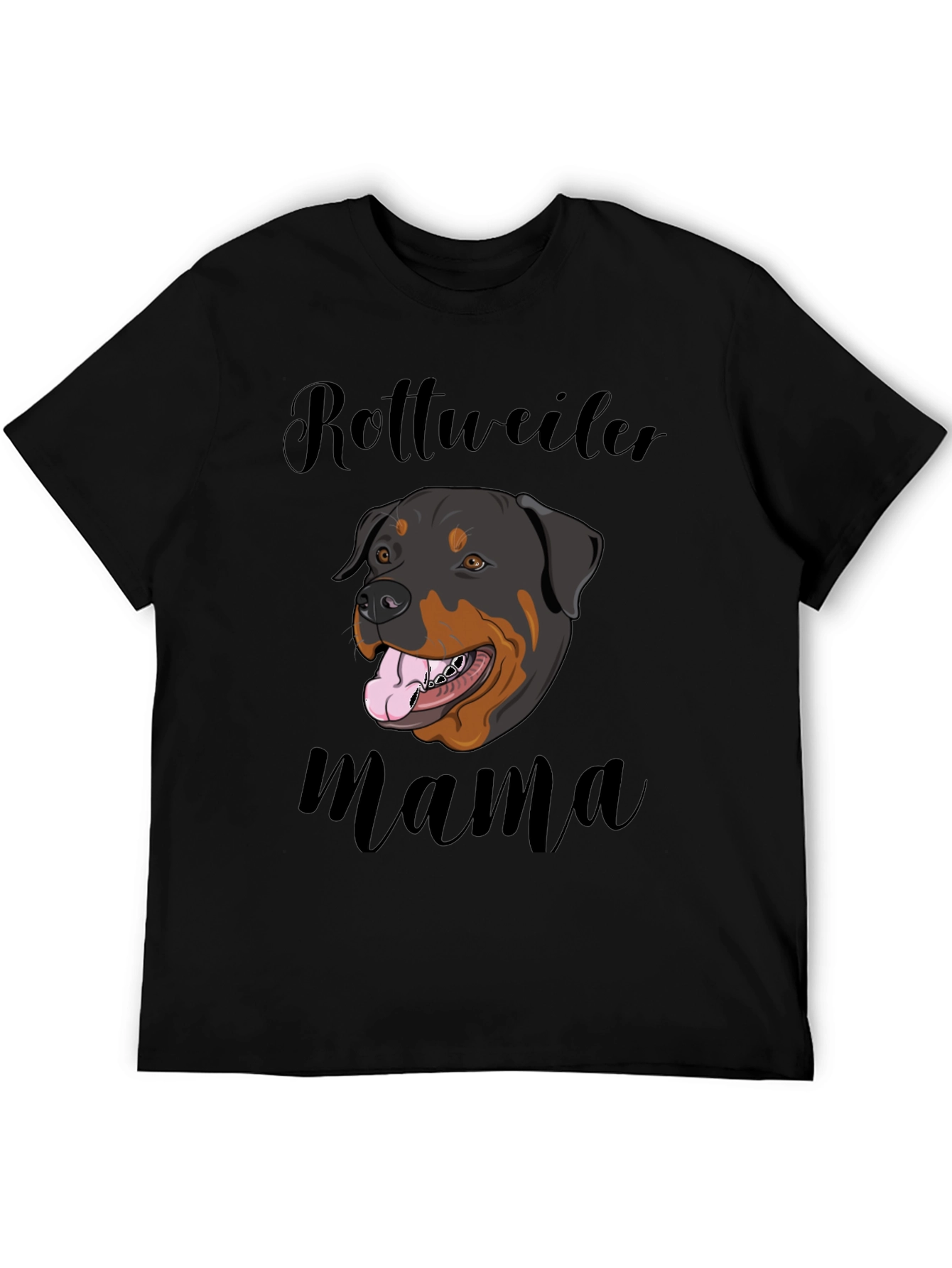 Rottweiler Mama Graphic Tee - Dog Lover Shirt