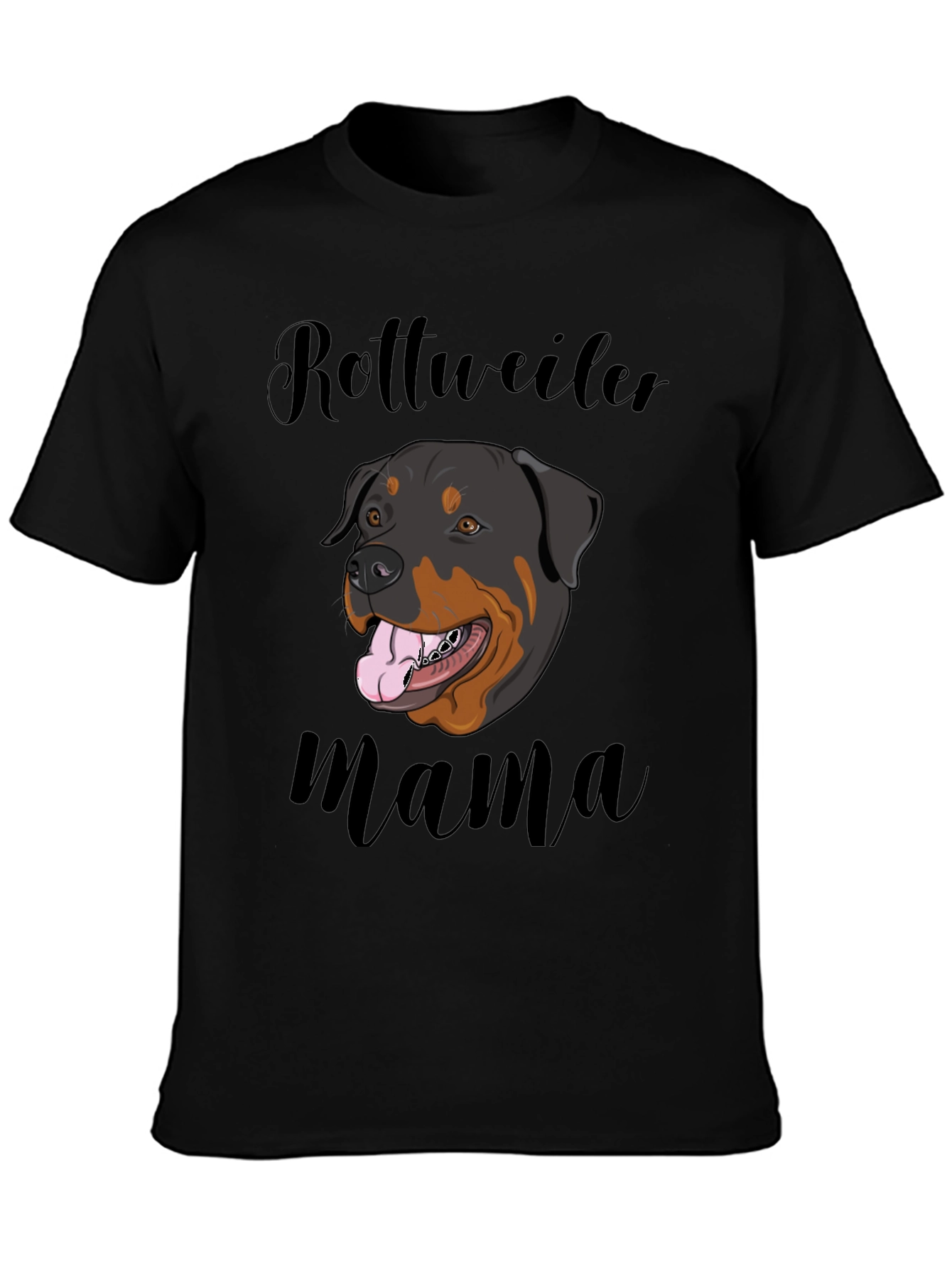 Rottweiler Mama Graphic Tee - Dog Lover Shirt