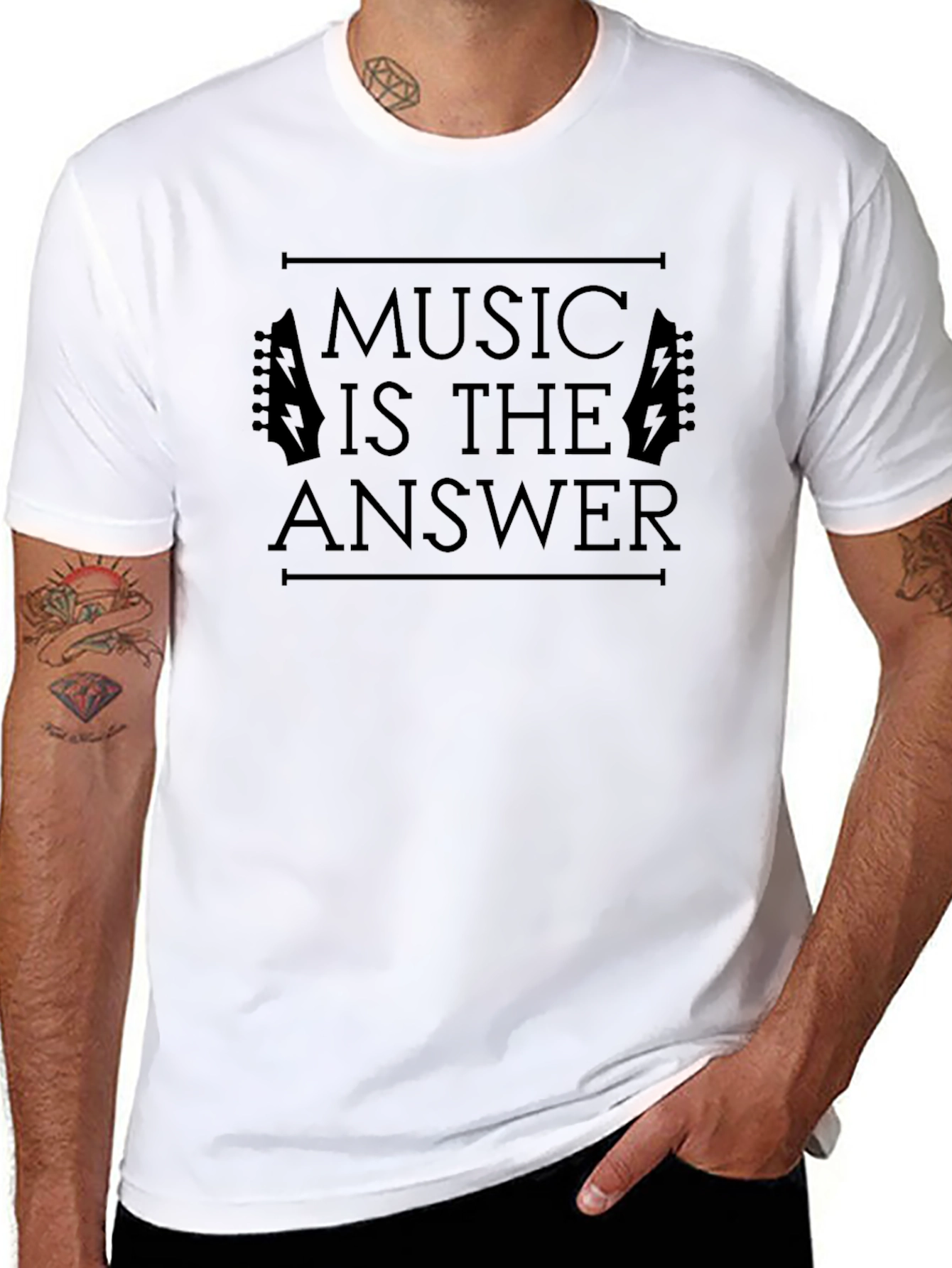 Music is the Answer Graphic Tee - Unisex