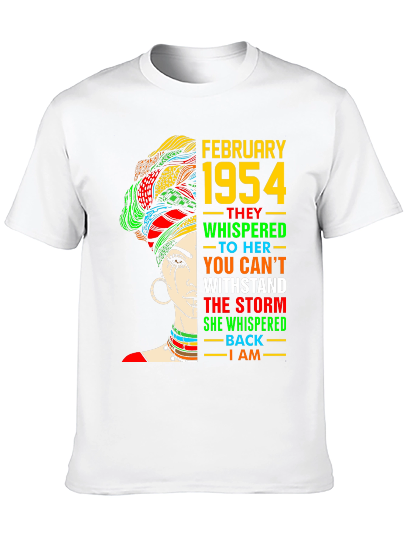 February 1954 Black Woman T-Shirt