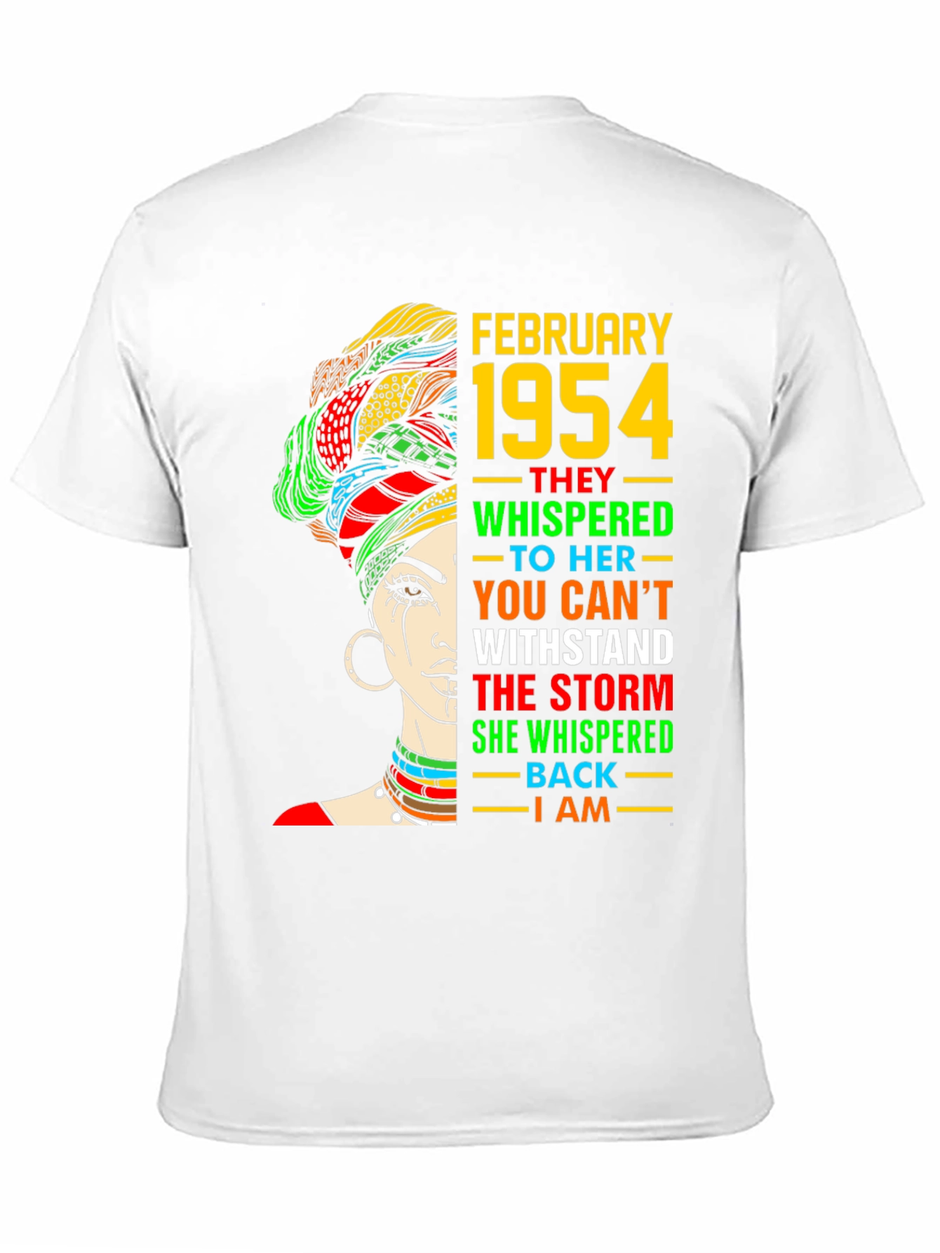 February 1954 Black Woman T-Shirt
