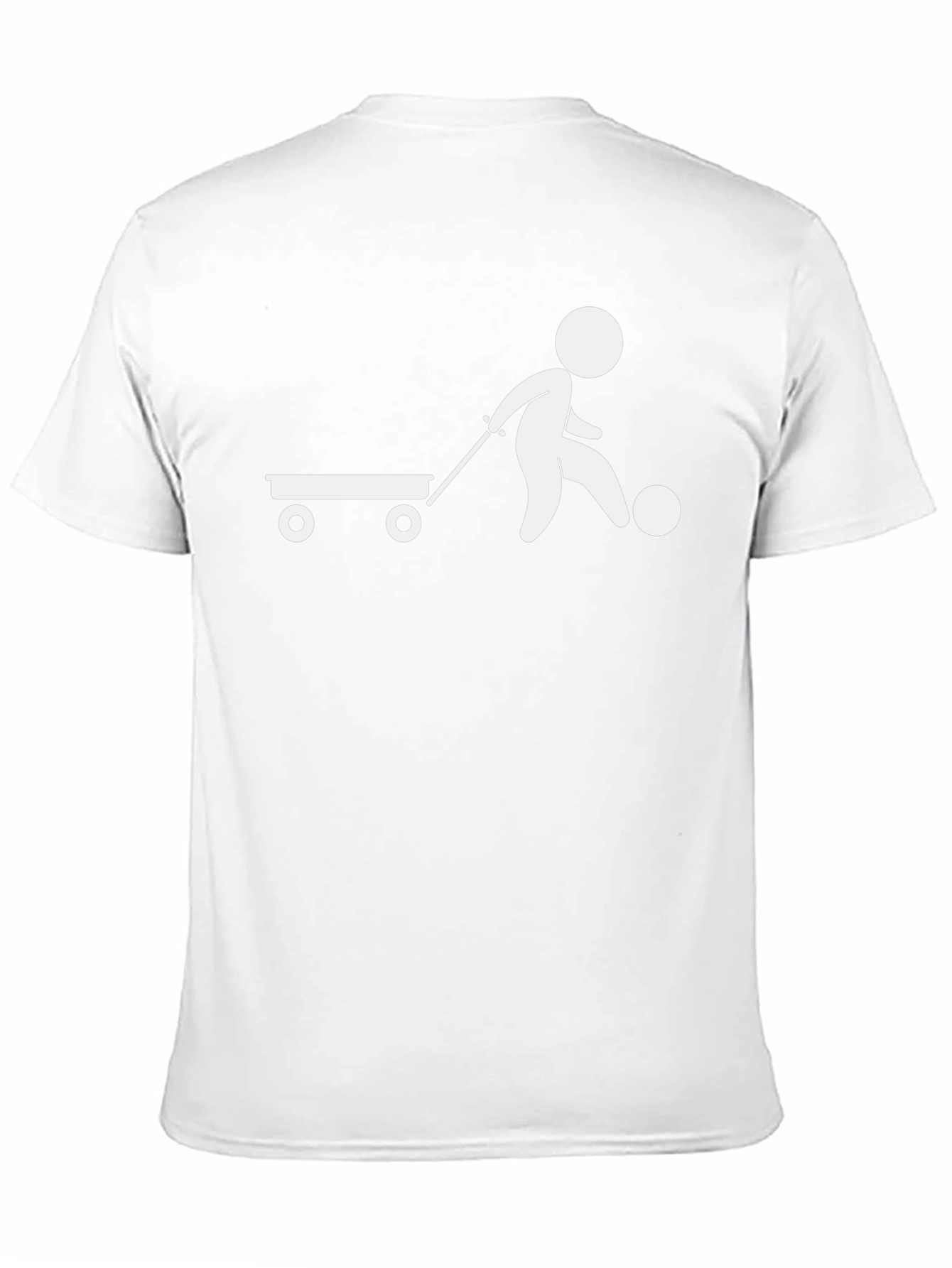 Soccer Dad T-Shirt: Playful Wagon & Ball Design