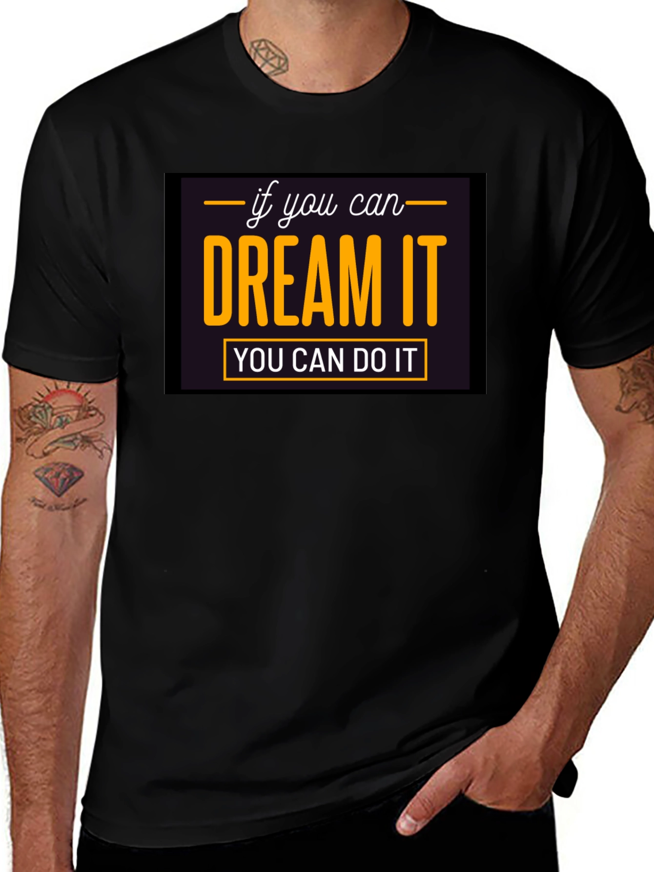 Dream It Do It T-Shirt - Motivational Black Tee