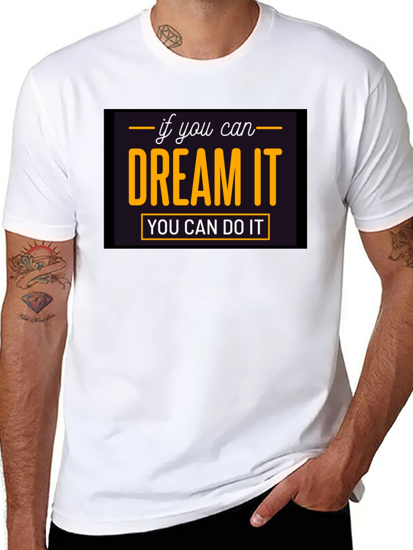 Dream It Do It T-Shirt - Motivational Black Tee