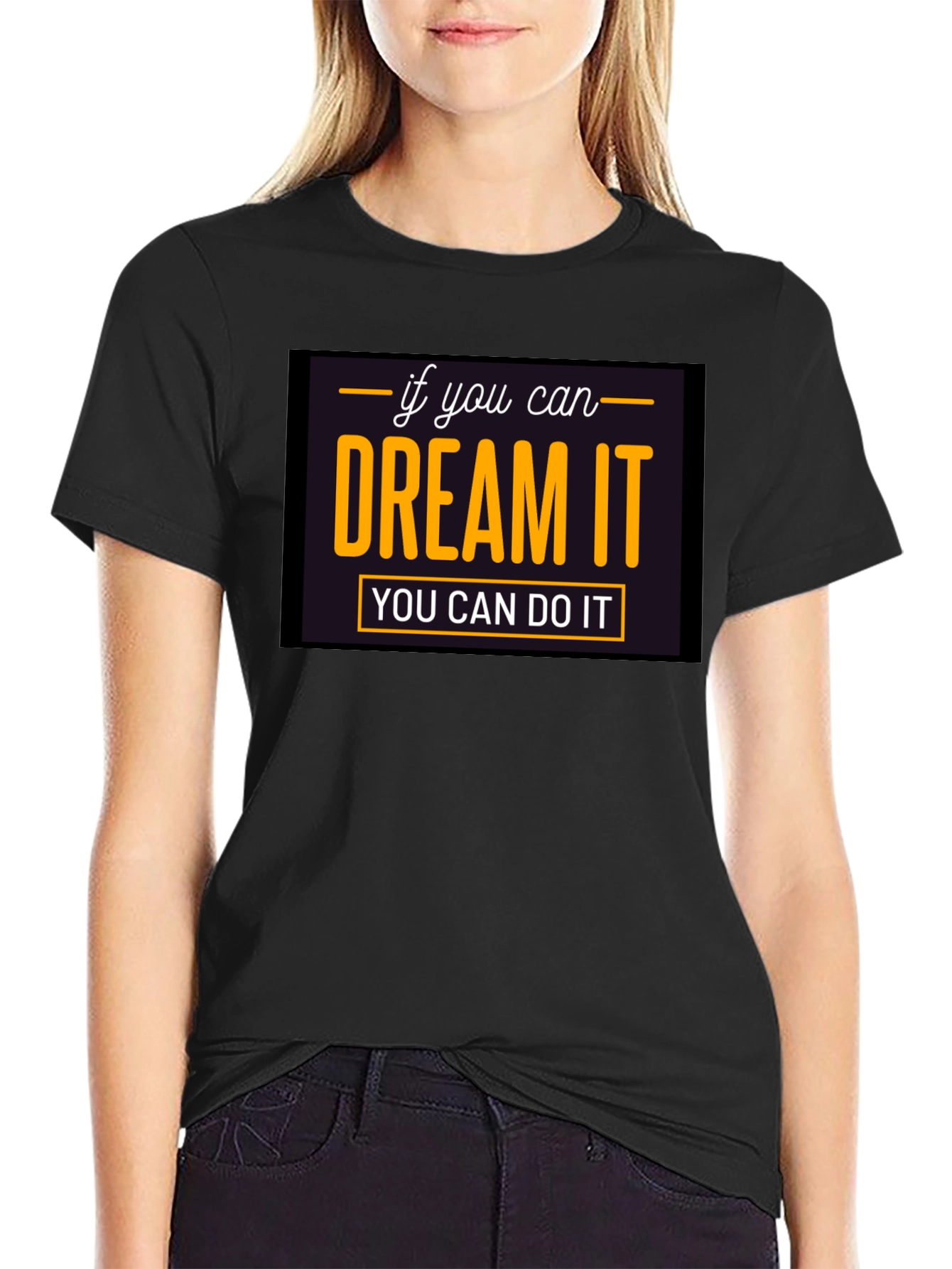 Dream It Do It T-Shirt - Motivational Black Tee