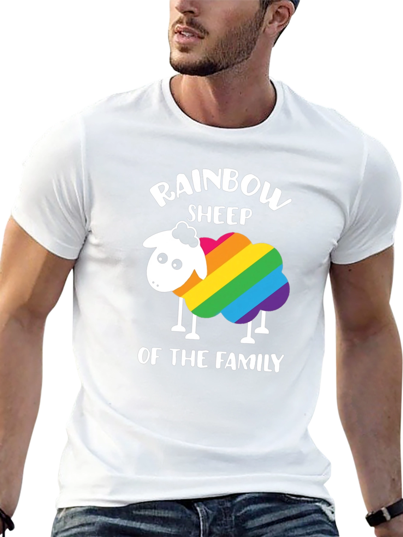 Rainbow Sheep of the Family T-Shirt LGBT Pride