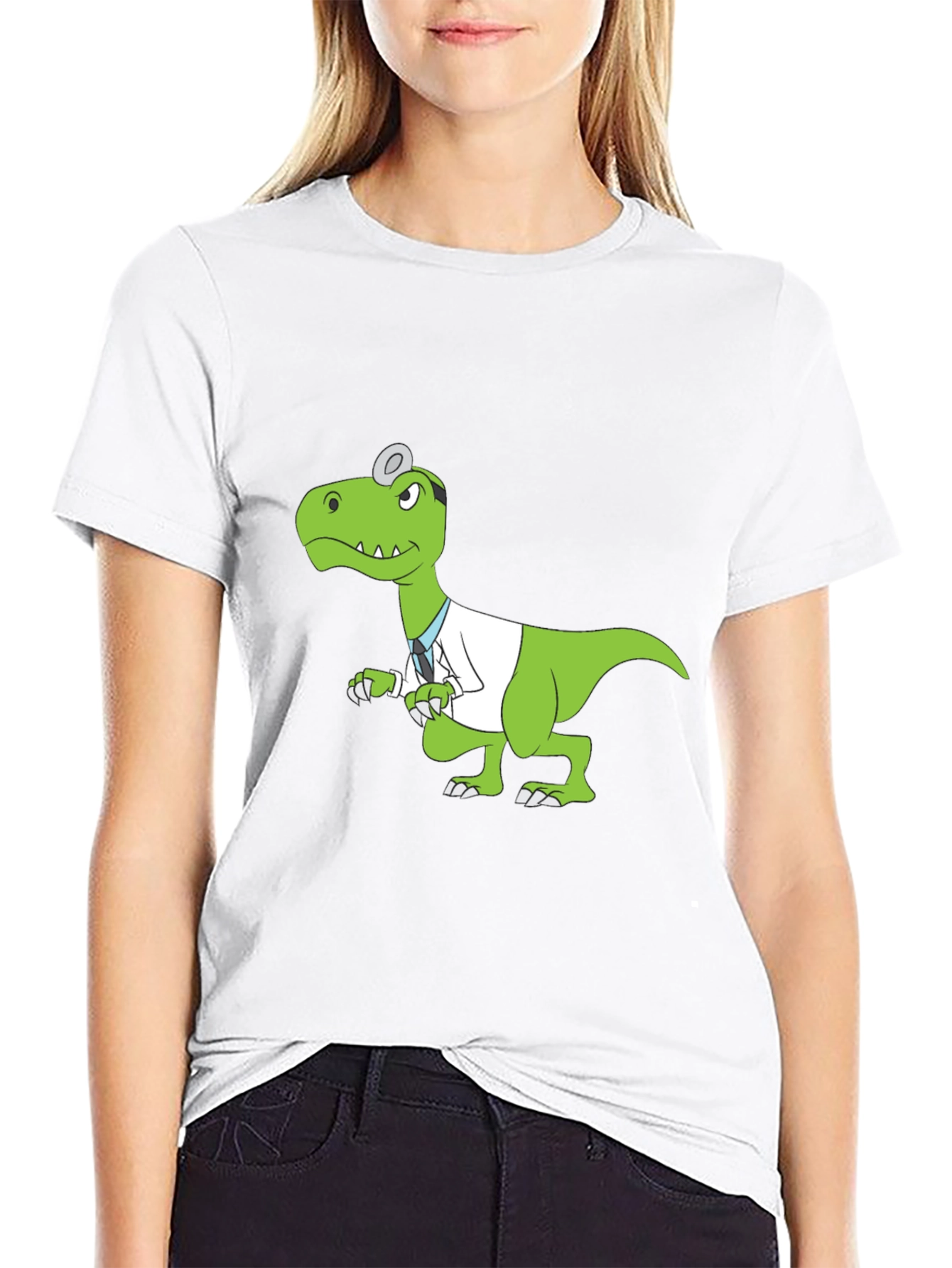Dino Doctor Black T-Shirt