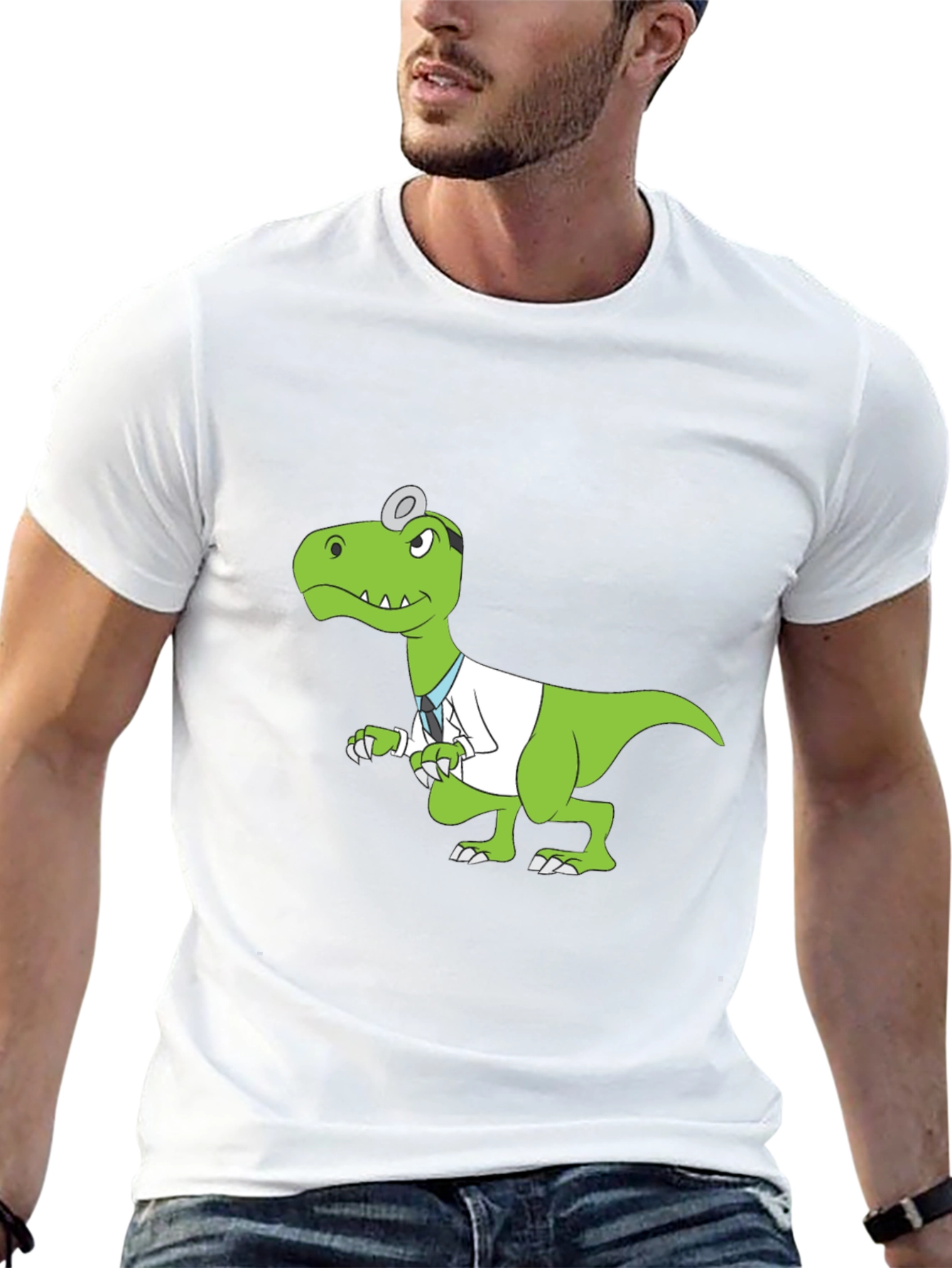 Dino Doctor Black T-Shirt