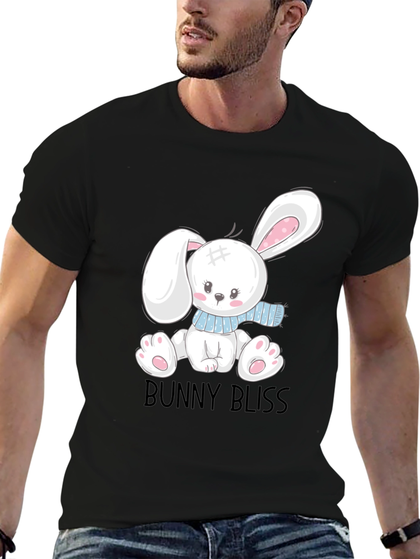 Bunny Bliss T-Shirt - Cute Cartoon Graphic Tee