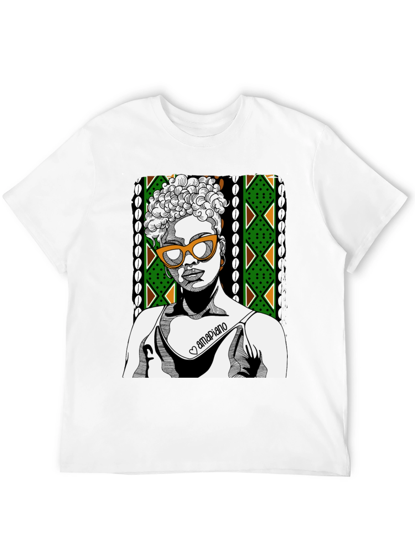 Stylish Graphic T-Shirt - Amapiano Design