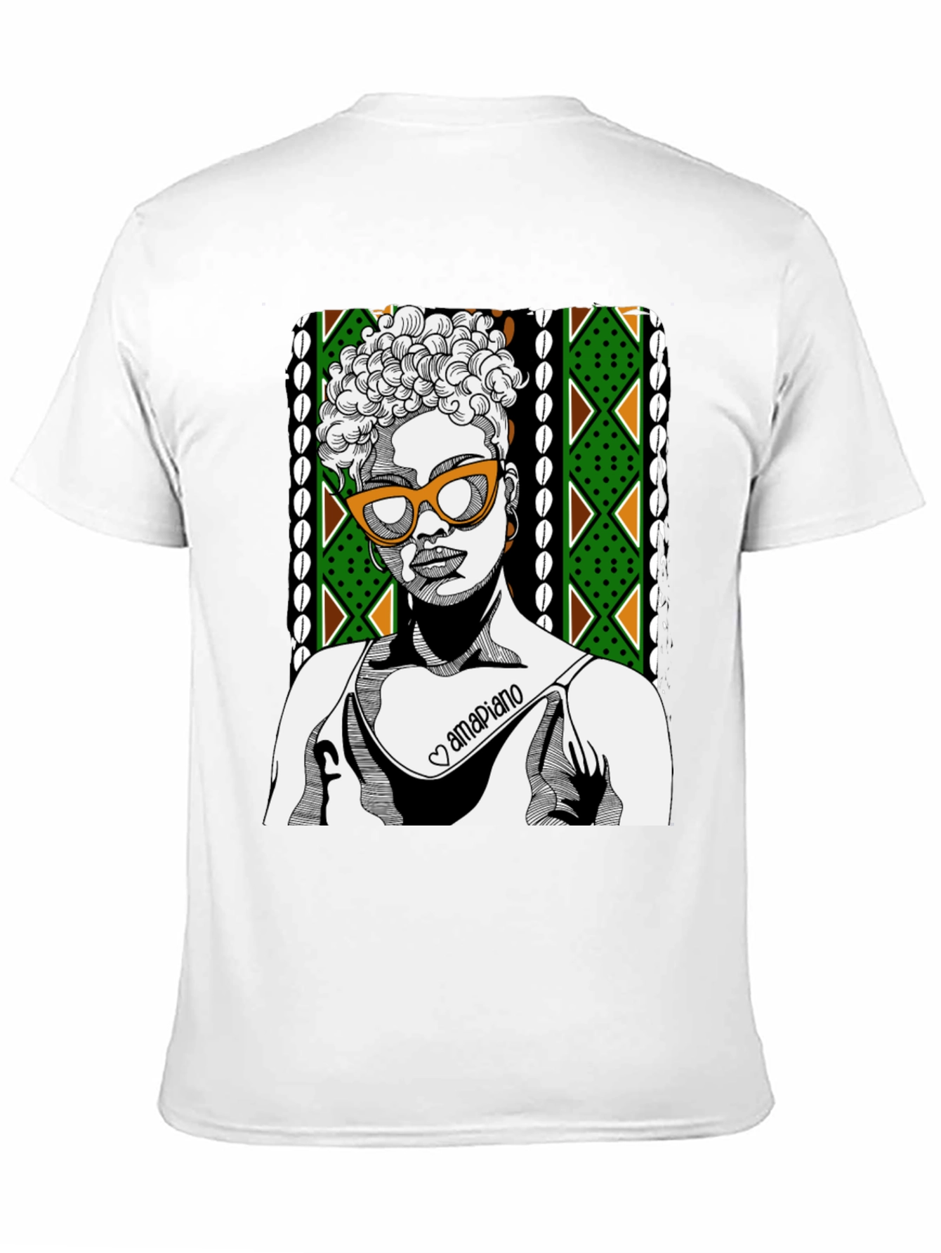 Stylish Graphic T-Shirt - Amapiano Design