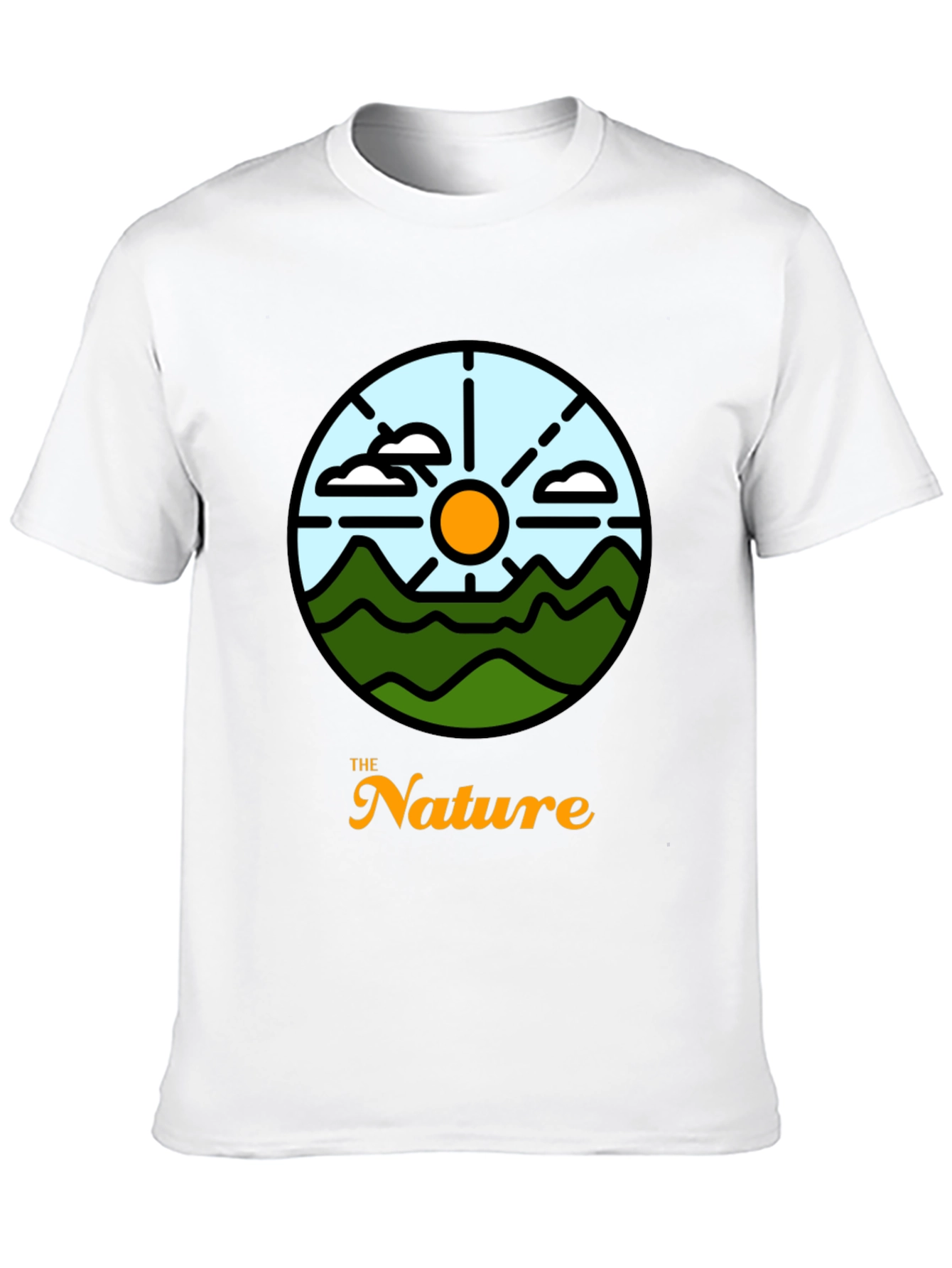Nature Graphic Tee - Stylish Comfort