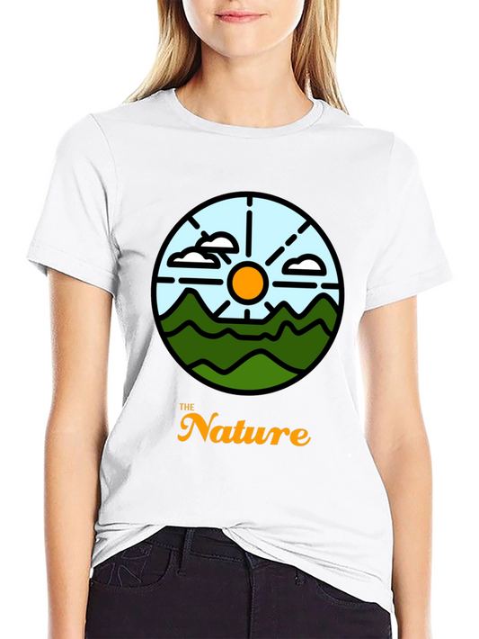 Nature Graphic Tee - Stylish Comfort