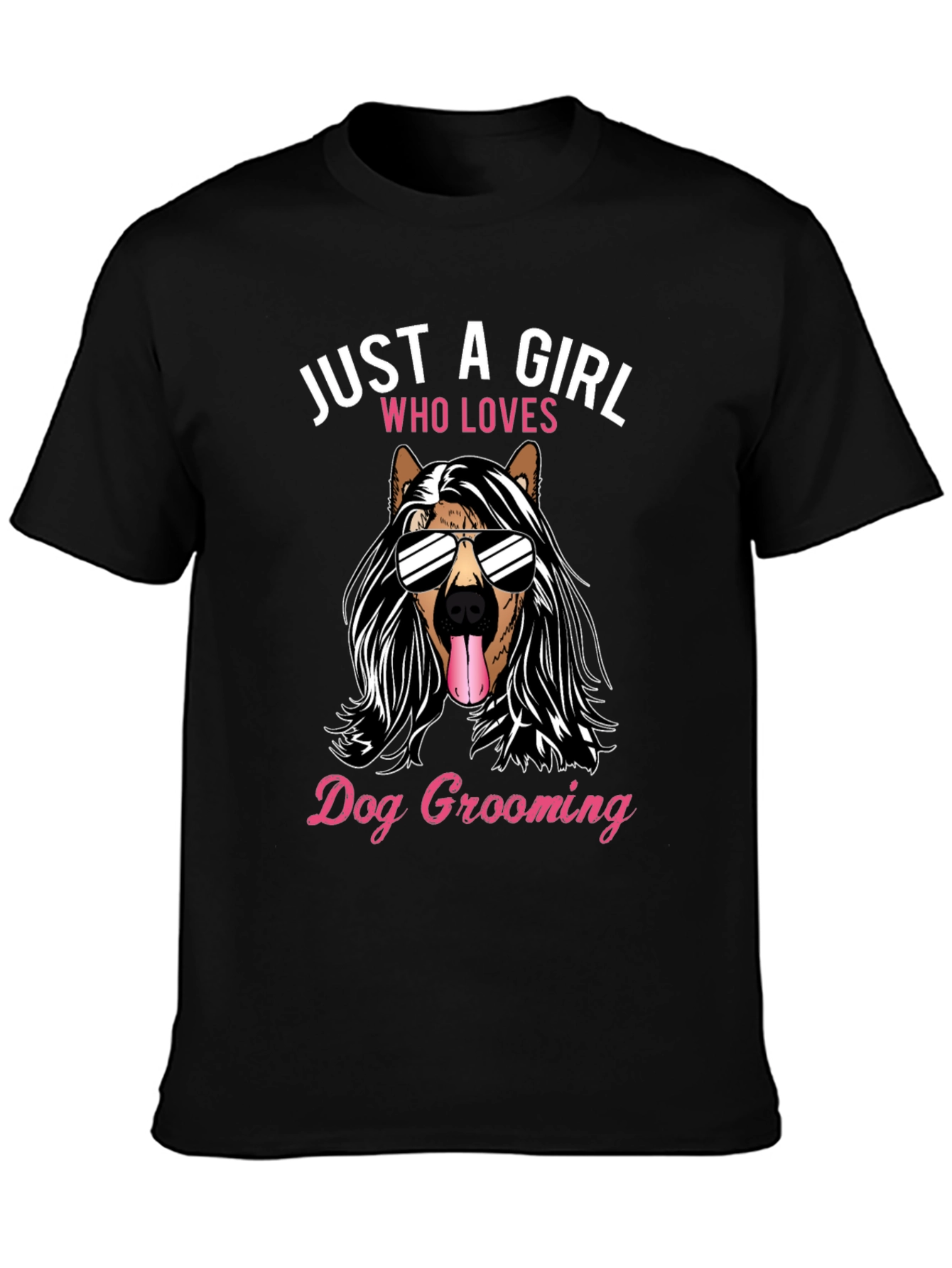 Dog Grooming Girl T-Shirt