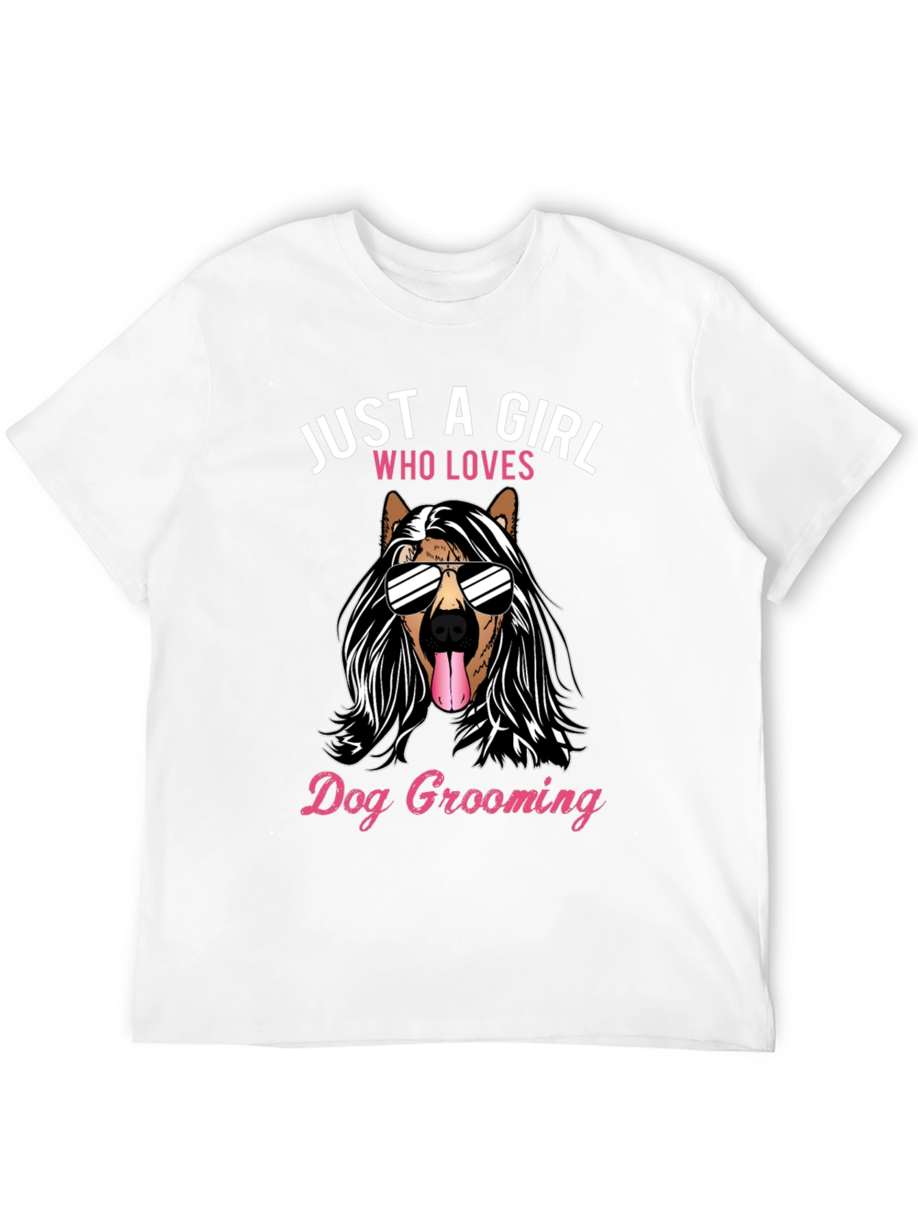 Dog Grooming Girl T-Shirt