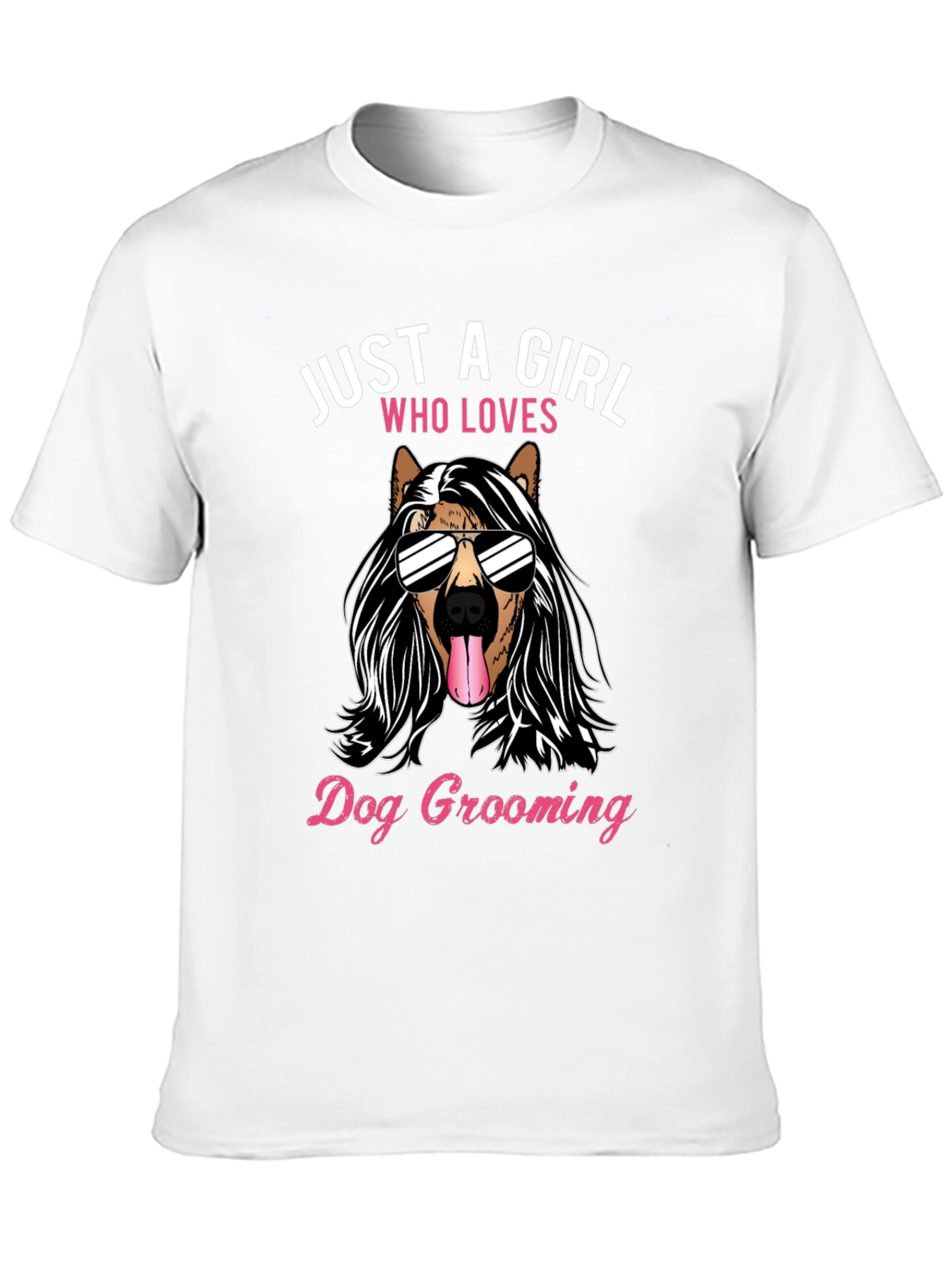 Dog Grooming Girl T-Shirt