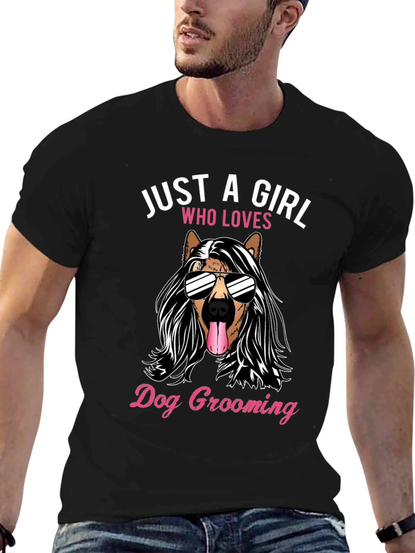 Dog Grooming Girl T-Shirt