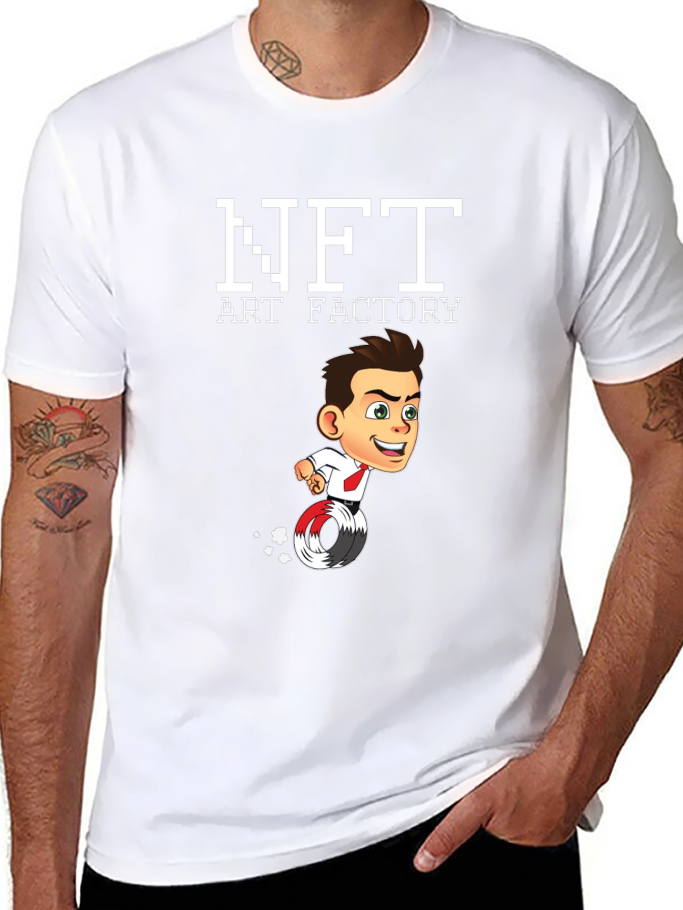 NFT Art Factory Graphic Tee - Black