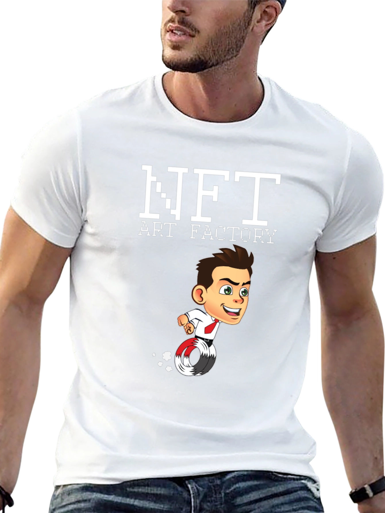 NFT Art Factory Graphic Tee - Black