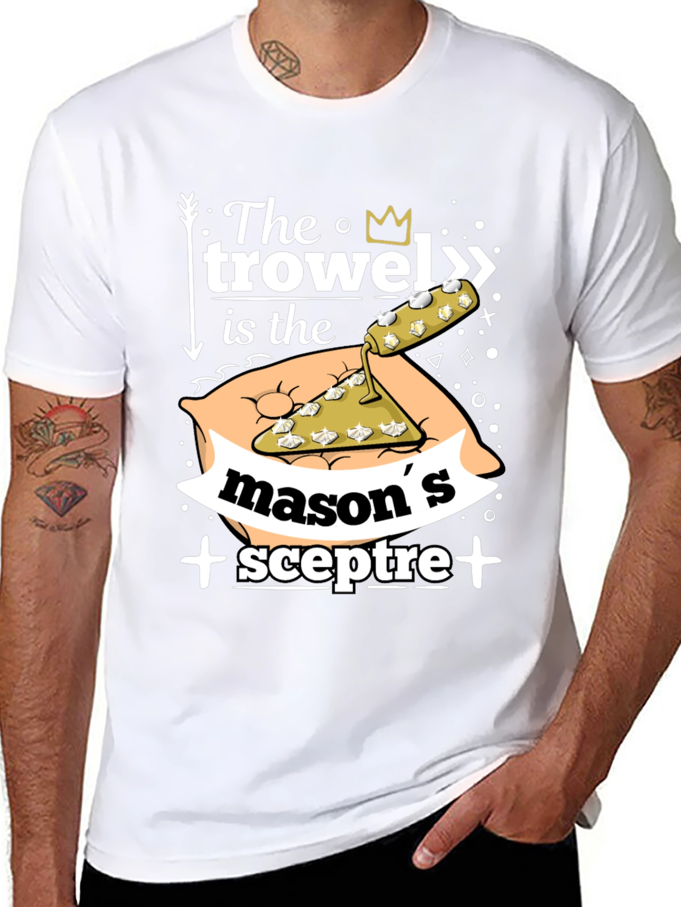Masons Sceptre T-Shirt - Construction Humor Tee