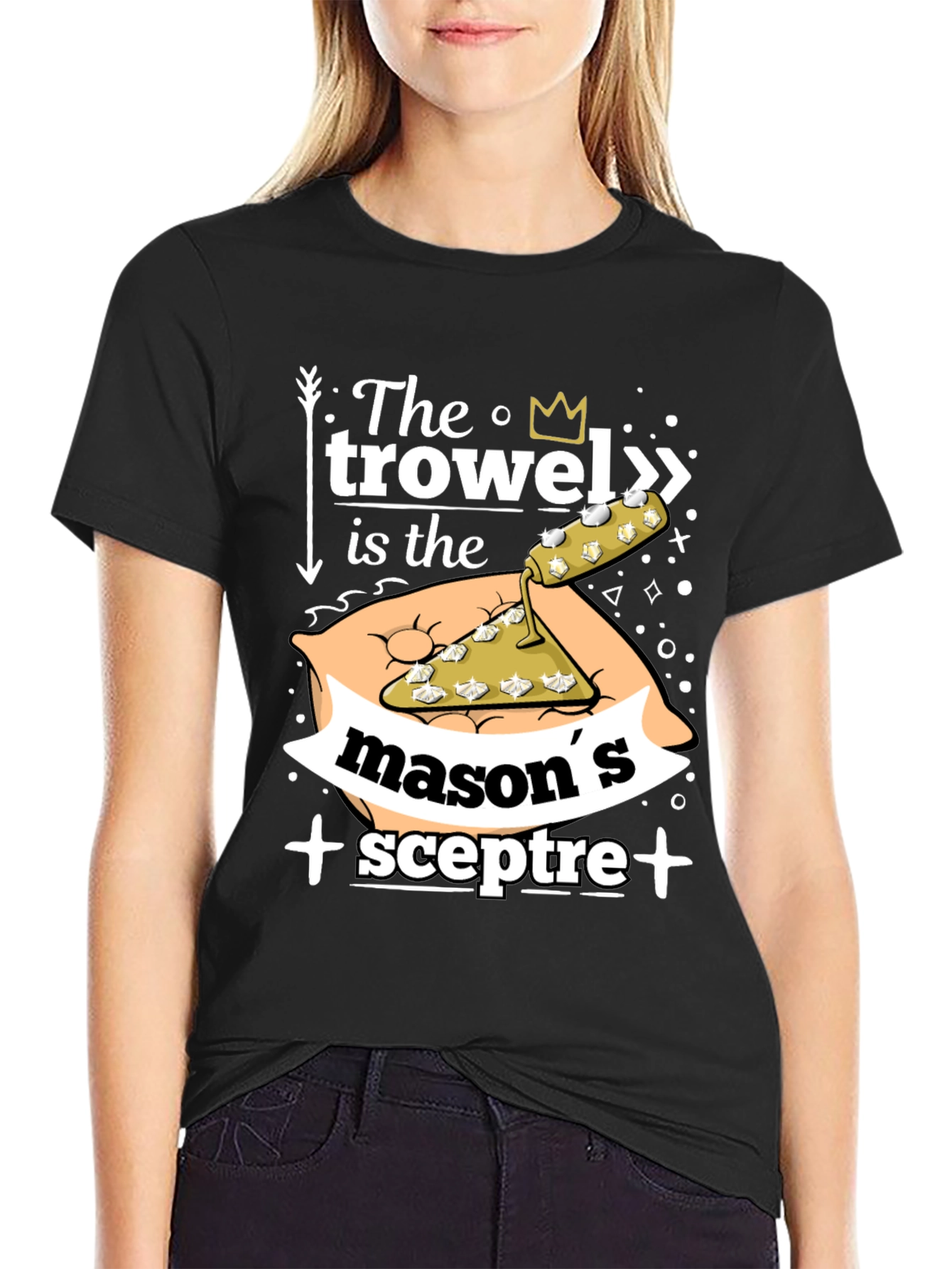 Masons Sceptre T-Shirt - Construction Humor Tee