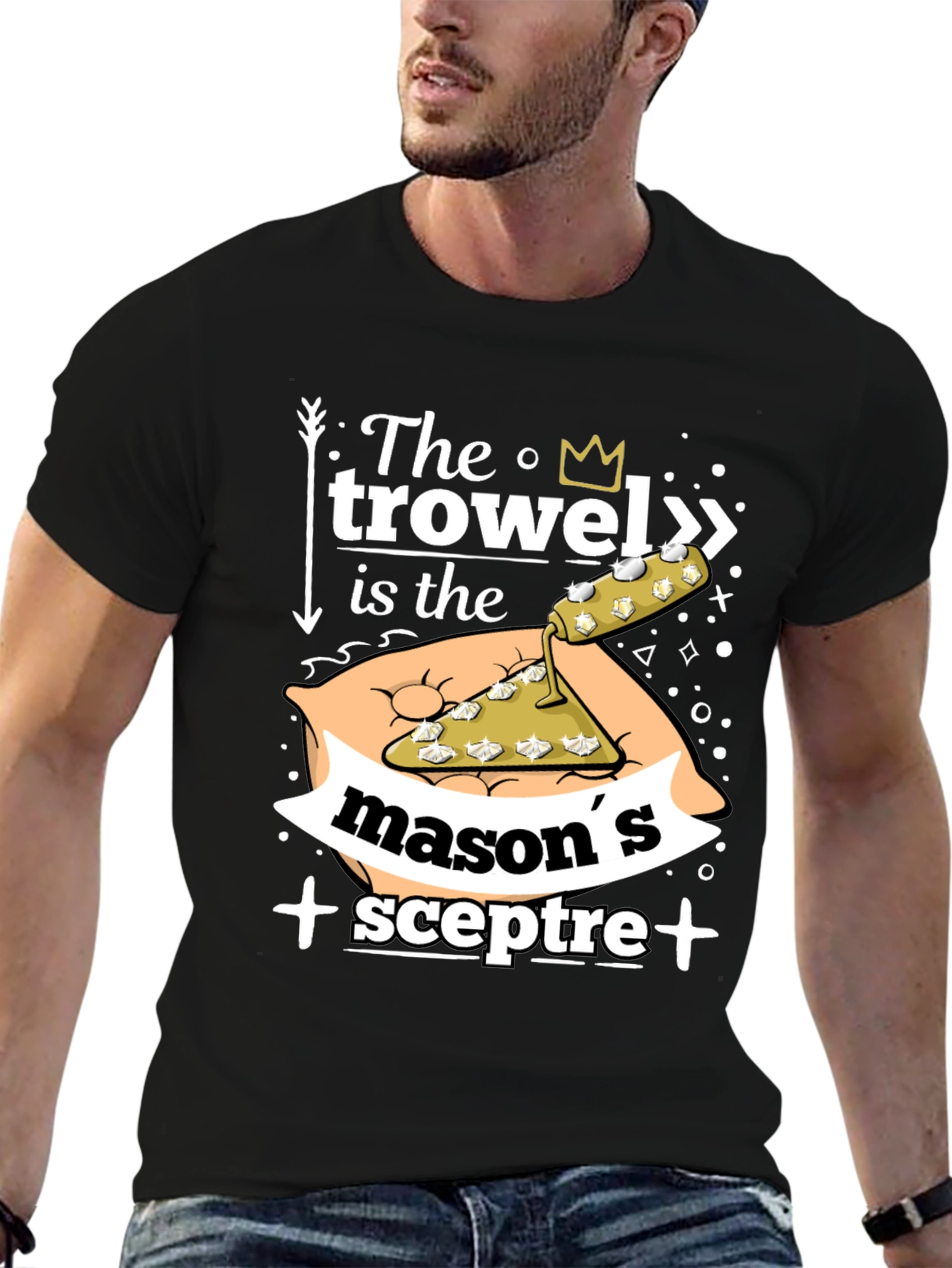 Masons Sceptre T-Shirt - Construction Humor Tee