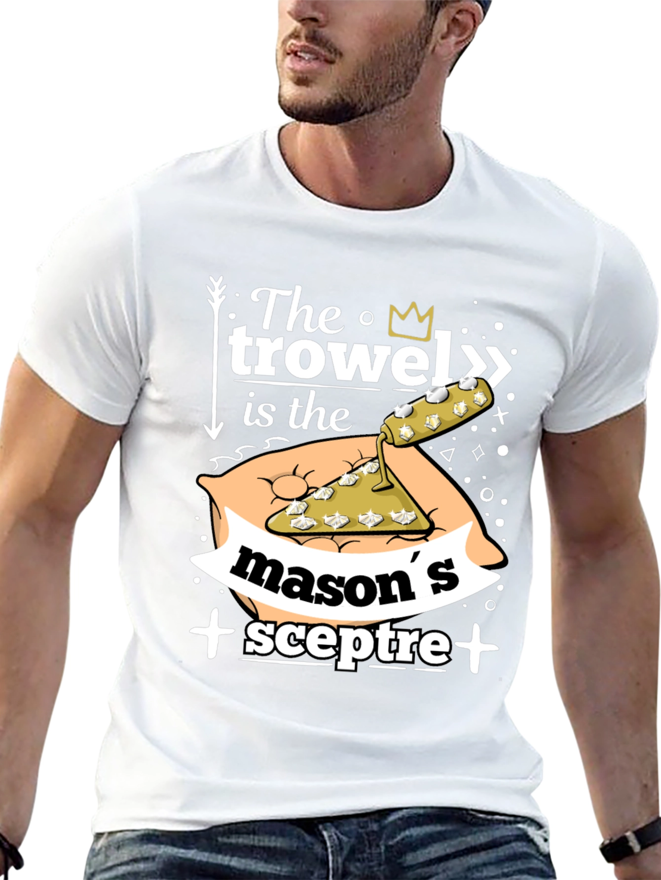 Masons Sceptre T-Shirt - Construction Humor Tee